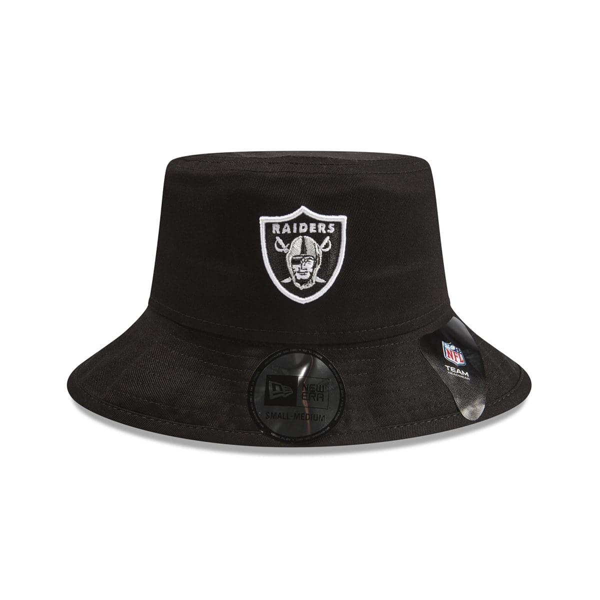 Youths Las Vegas Raiders New Era NFL Team Washed Bucket Hat - Black