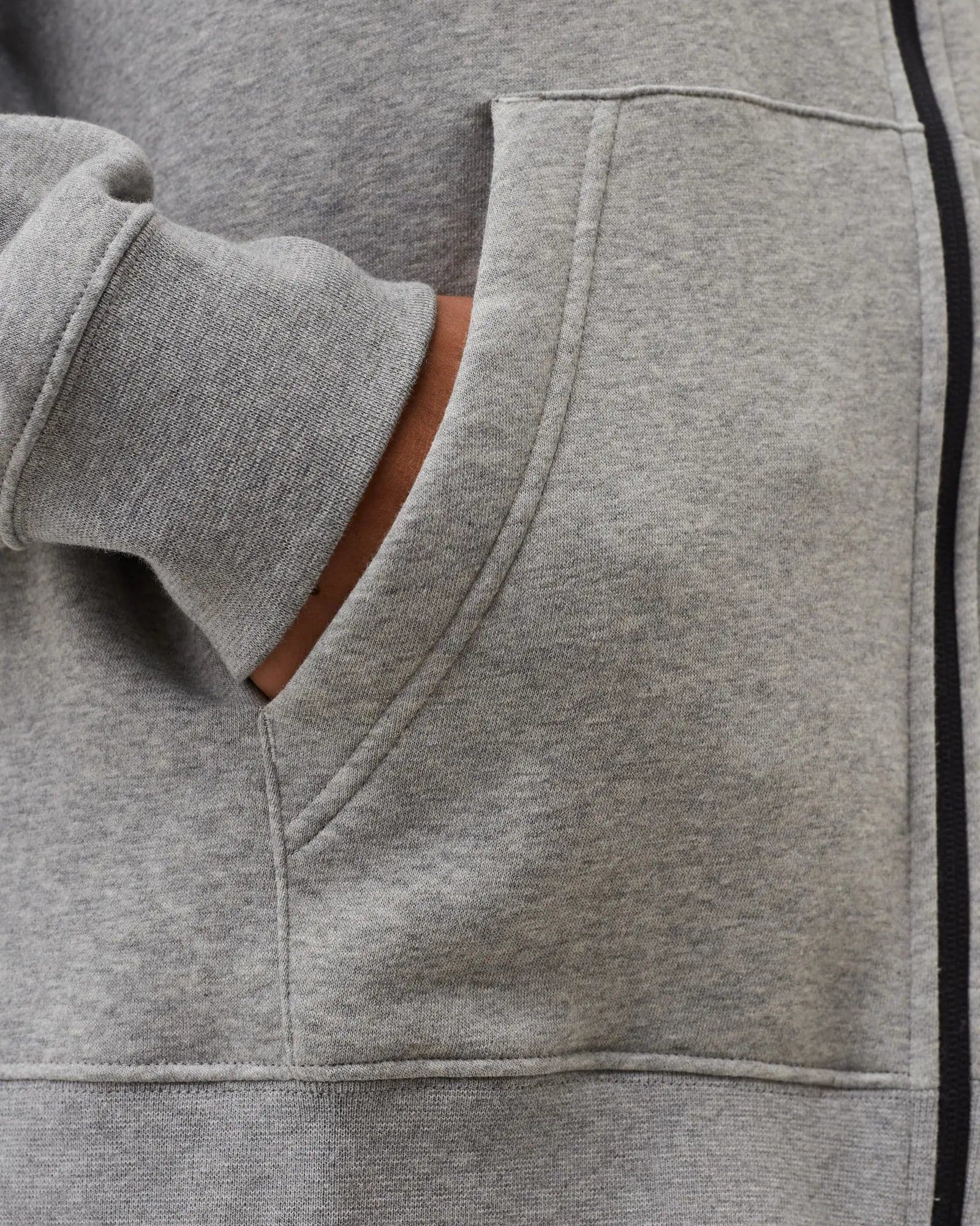 Seattle Seahawks Nike NFL Historic Full Zip Fleece Hoodie Jumper - Grey