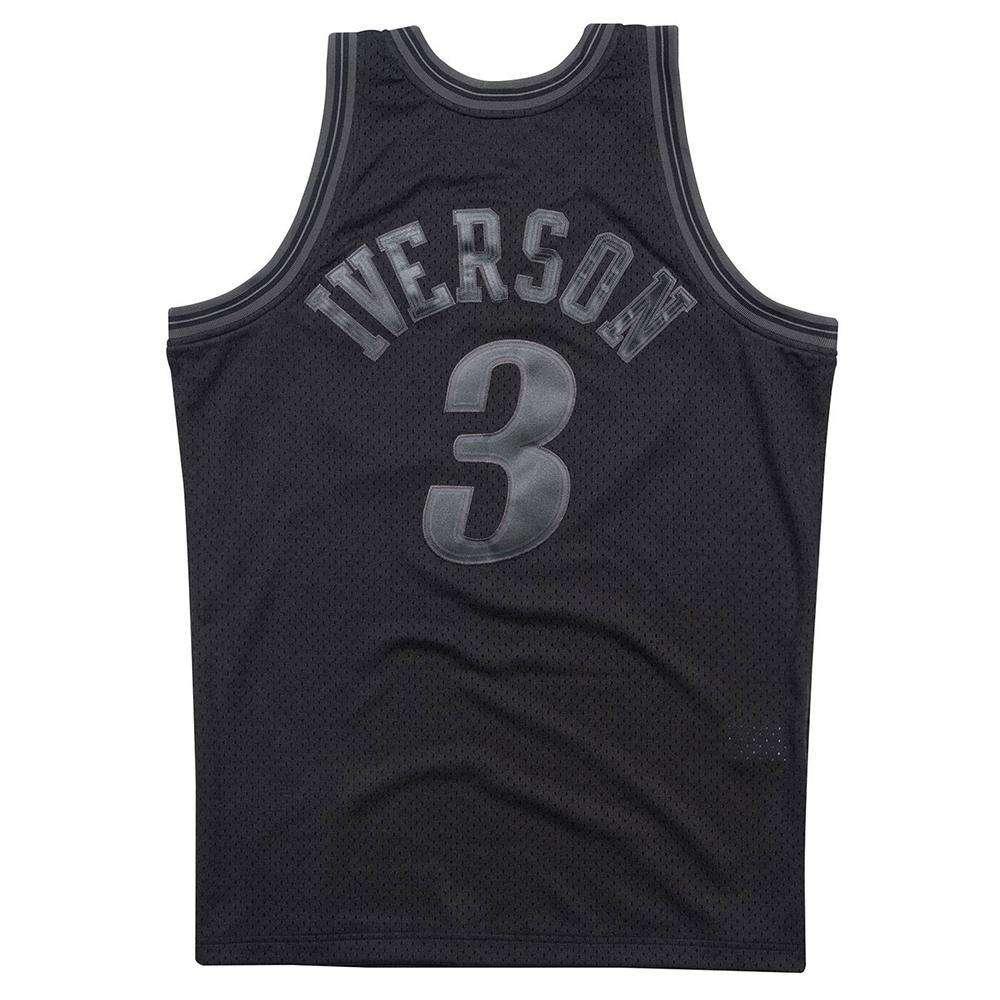 Allen Iverson Philadelphia 76ers Mitchell & Ness NBA Tonal Black Swingman Jersey