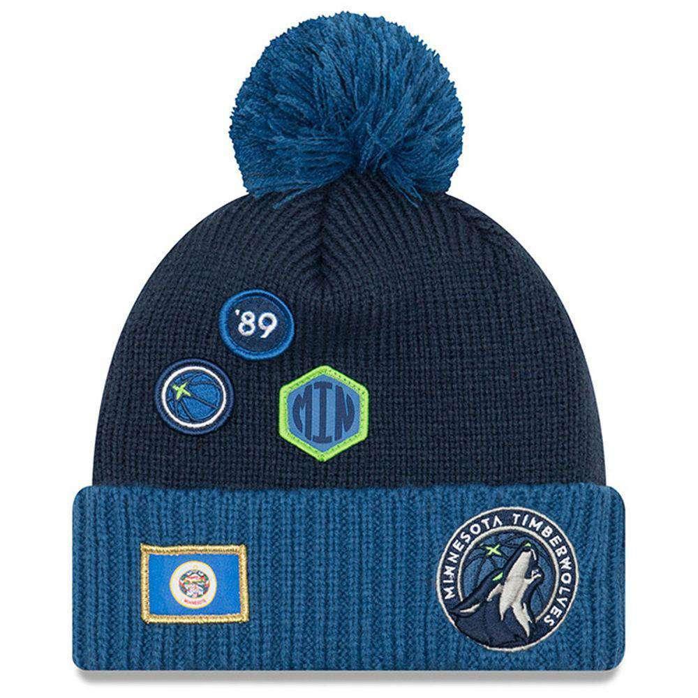 Minnesota Timberwolves New Era NBA 2018 NBA Draft Knit Beanie - Navy