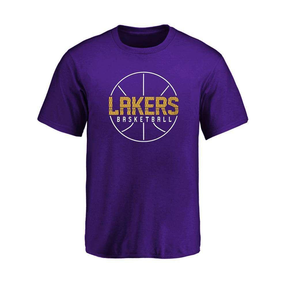 Youths Los Angeles Lakers Outerstuff Ultra NBA Logo T-Shirt - Purple
