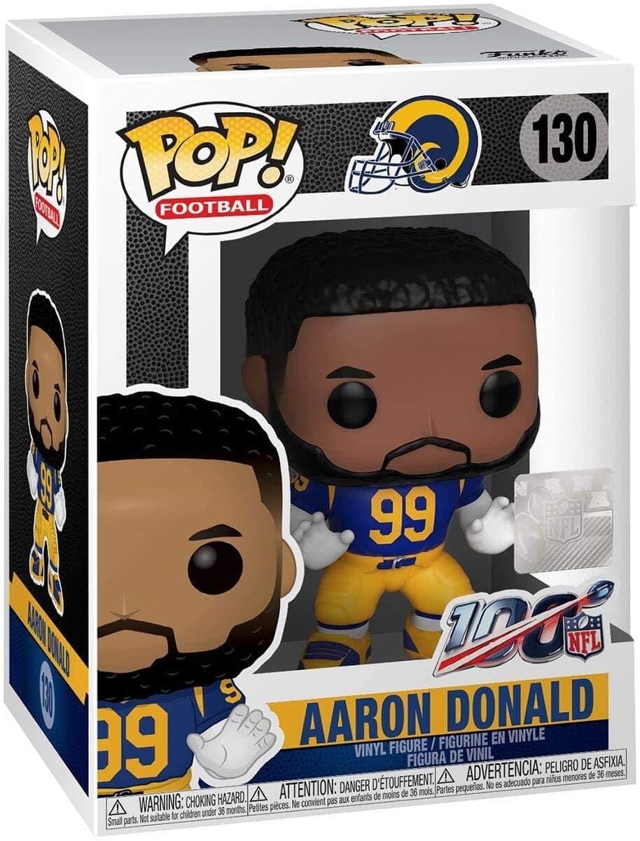 Funko Figures Aaron Donald Los Angeles Rams NFL Funko Pop Vinyl 3.75" 130 Figure - Blue