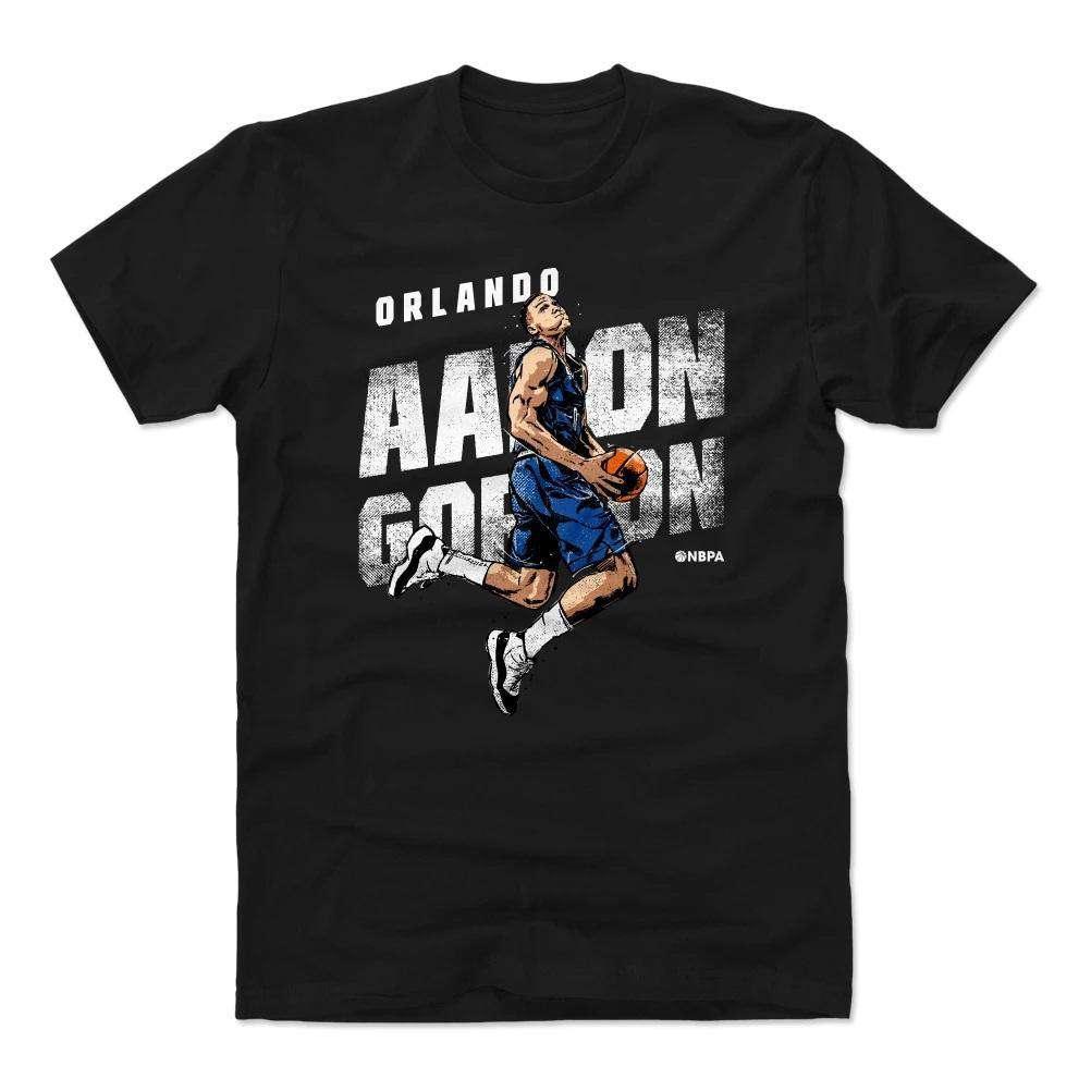 500 Level T-Shirts Aaron Gordon Orlando Magic 500 Level NBA Dunk T-Shirt - Black