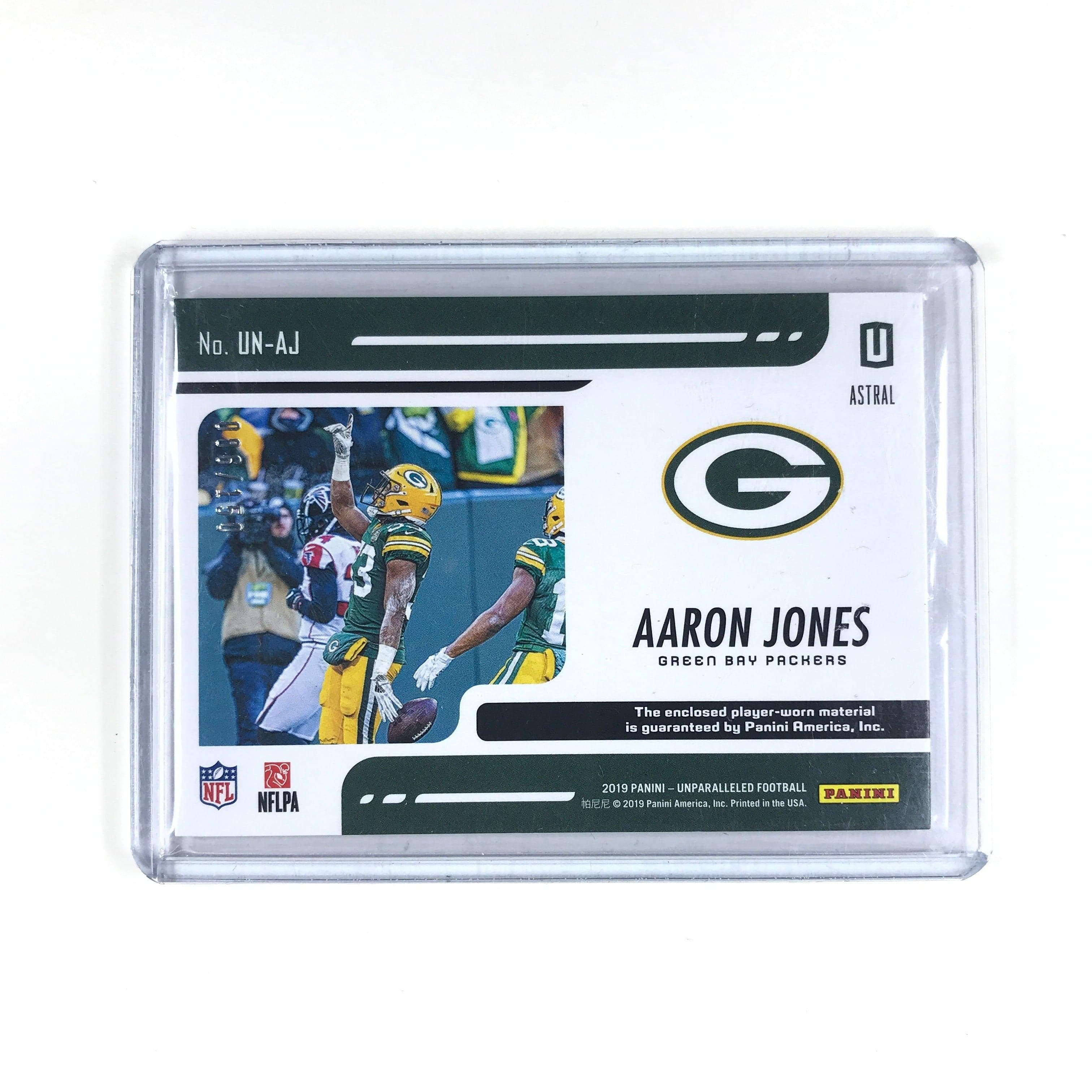 Panini Cards Aaron Jones Green Bay Packers 2019 Panini Unparalleled NFL Astral Card