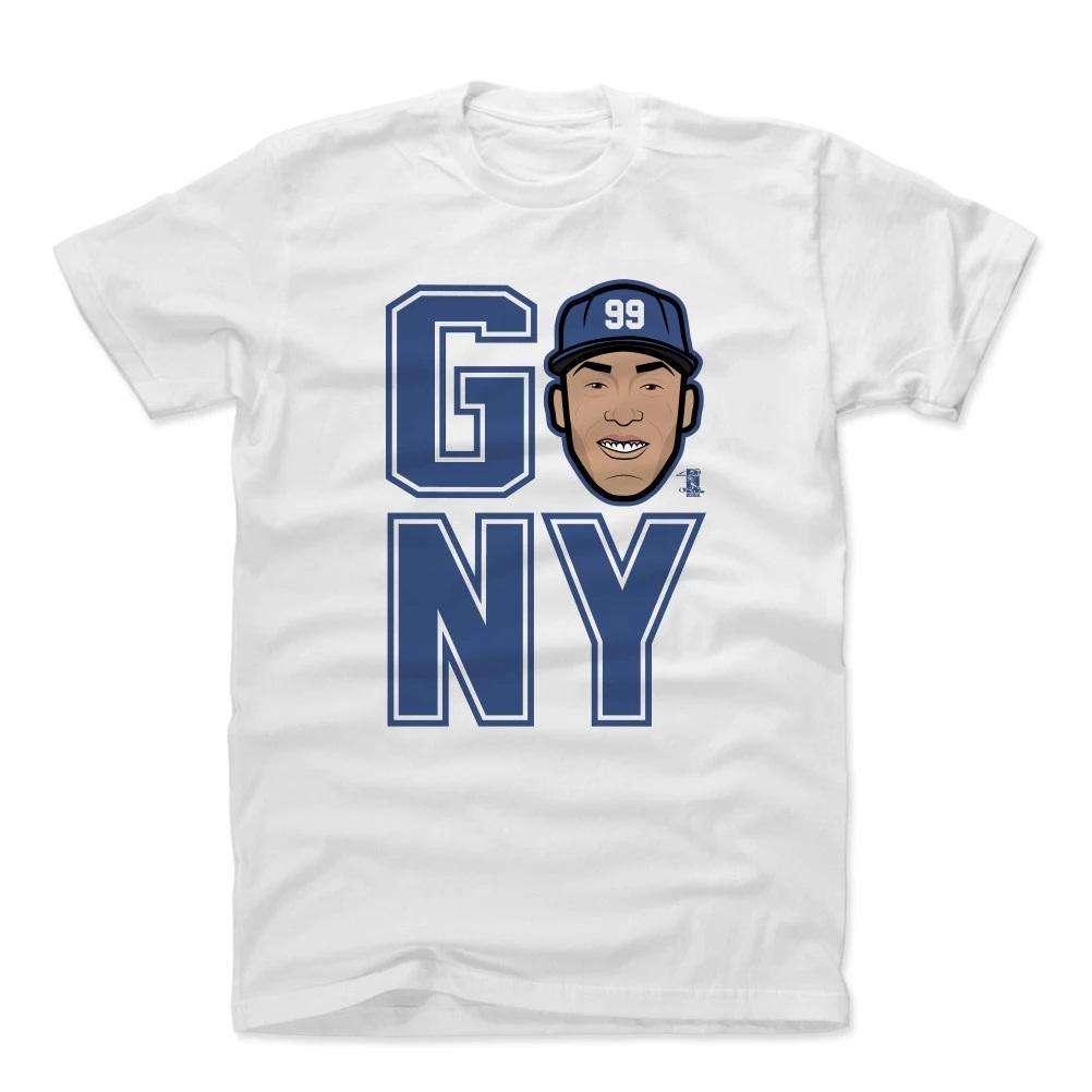500 Level T-Shirts Aaron Judge New York Yankees 500 Level MLB Go NY T-Shirt - White