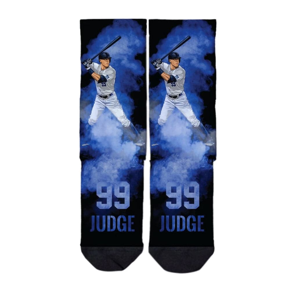 Strideline Socks M/L (8-12 US) Aaron Judge New York Yankees Strideline MLB Fog Classic Crew Socks - Black