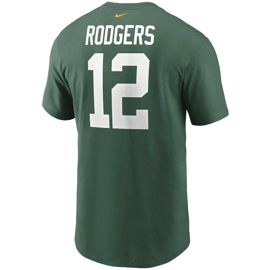 Nike T-Shirts Aaron Rodgers Green Bay Packers Nike NFL Player Essential T-Shirt - Green