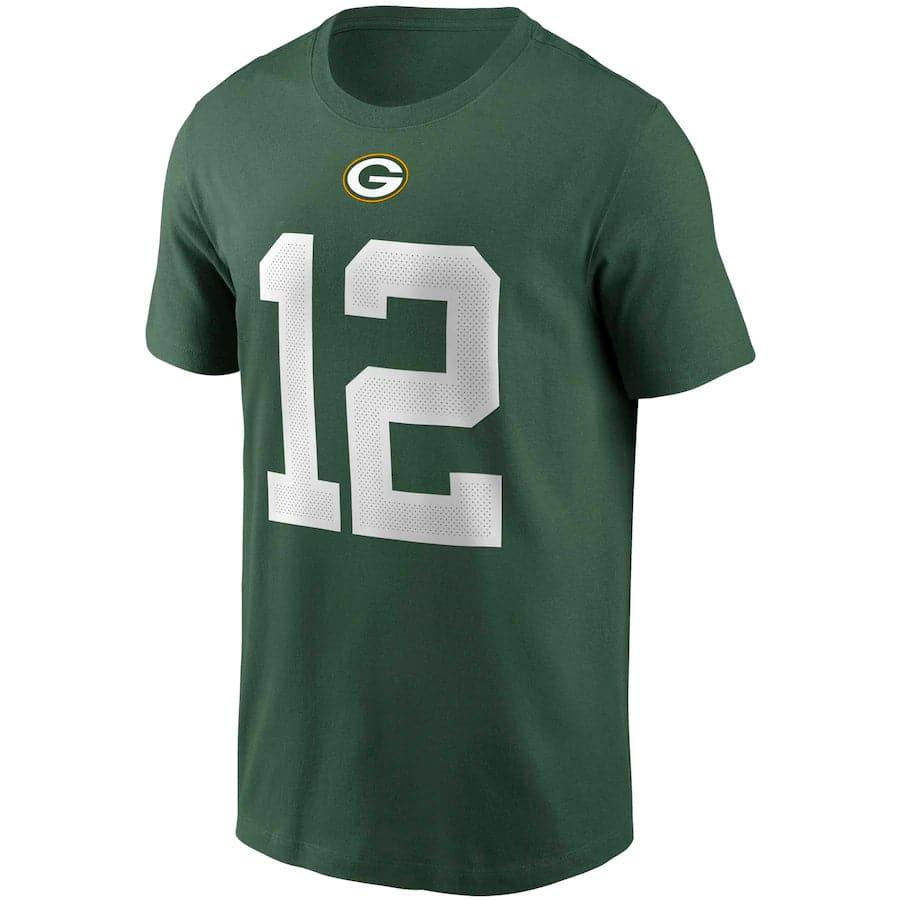 Nike T-Shirts Aaron Rodgers Green Bay Packers Nike NFL Player Essential T-Shirt - Green