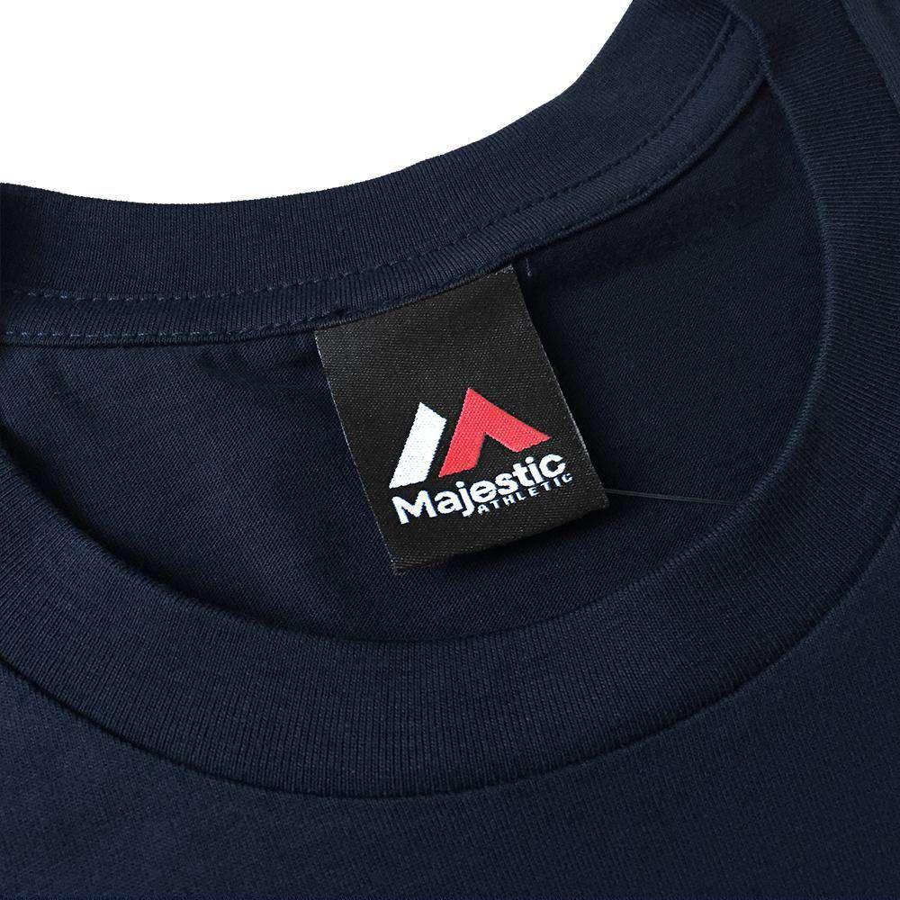 New England Patriots Majestic NFL Helmet Logo T-Shirt - Navy