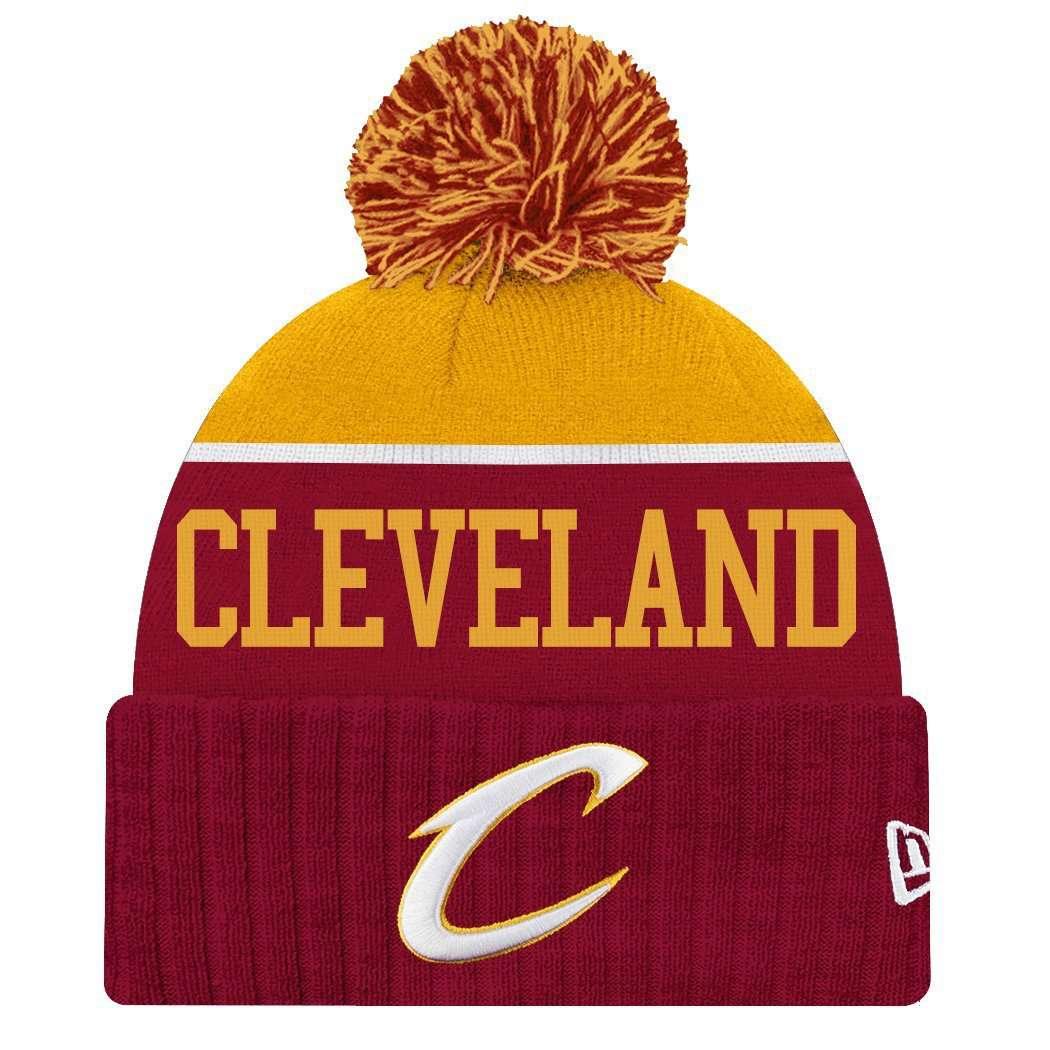 Cleveland Cavaliers New Era NBA Team Dip Beanie - Cardinal