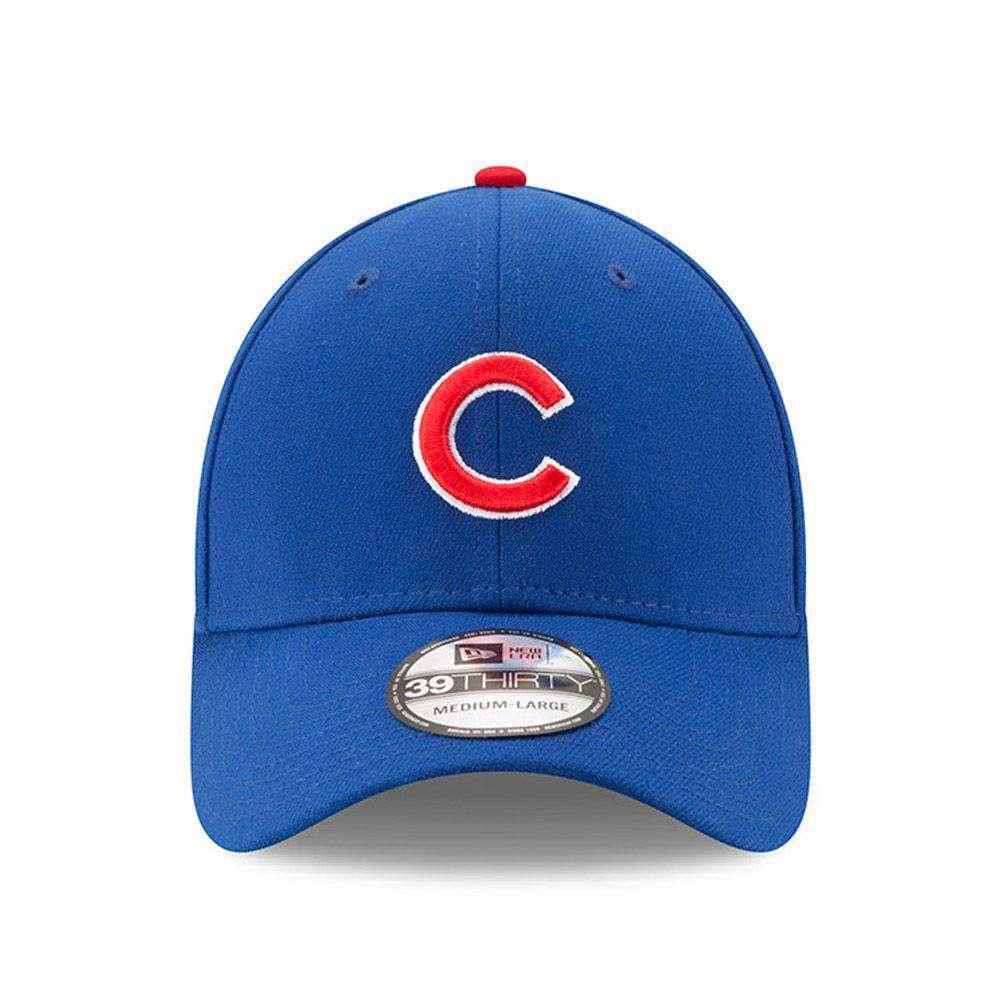Chicago Cubs New Era MLB Team 39THIRTY Curve Hat - Blue
