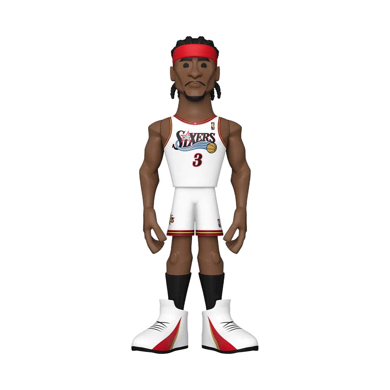 Funko Figures Allen Iverson Philadelphia 76ers Funko NBA 5" Vinyl Gold Figure - White