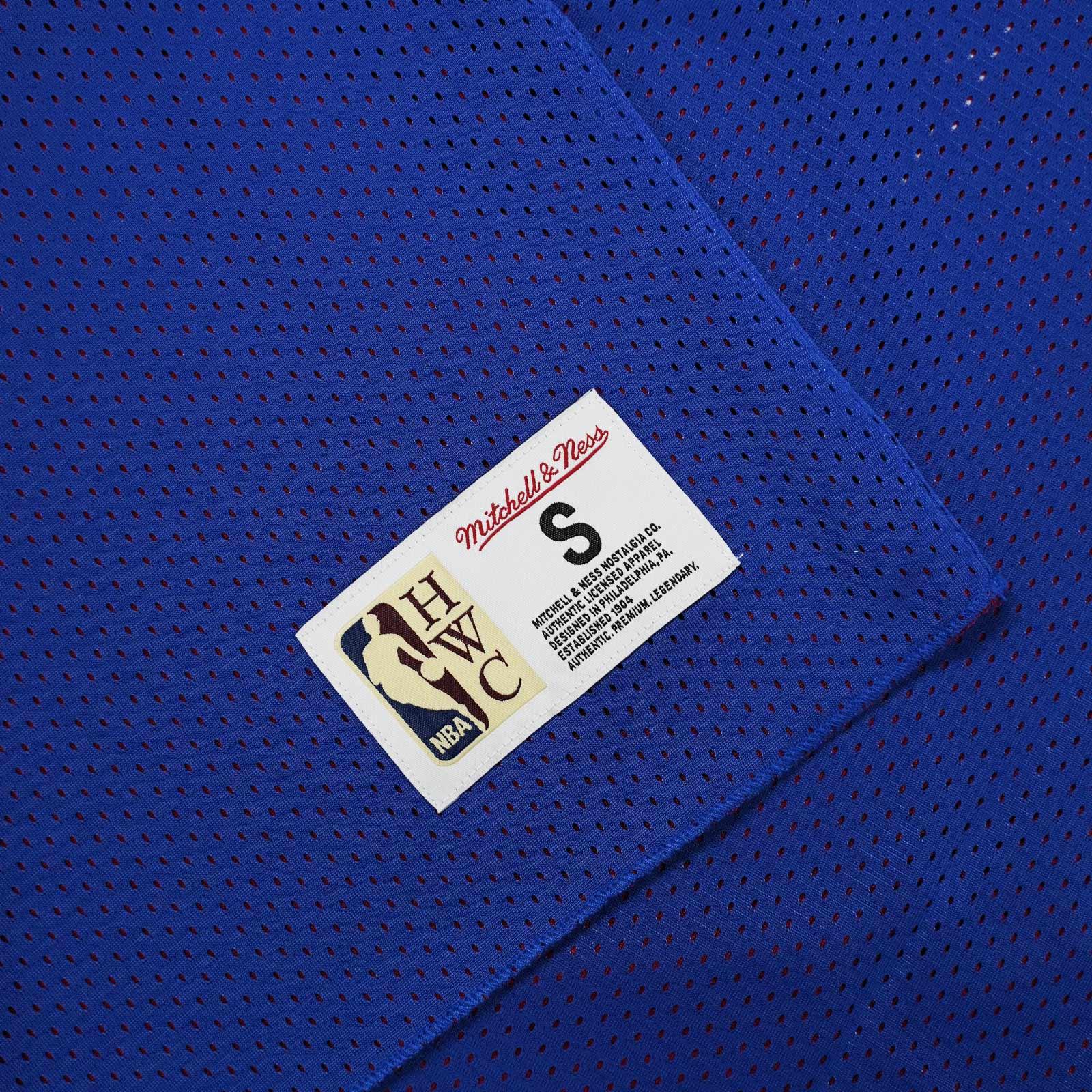 Mitchell And Ness T-Shirts Allen Iverson Philadelphia 76ers Mitchell & Ness NBA Reversible Mesh Tank - Blue/Red
