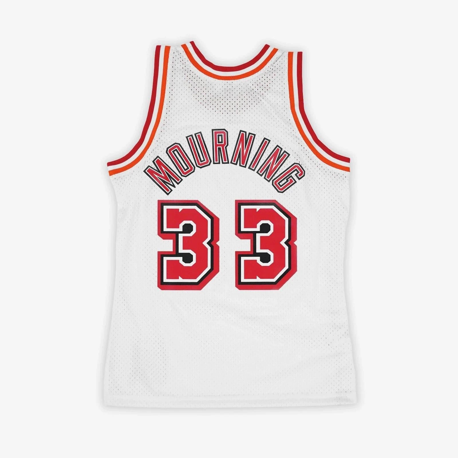Mitchell And Ness Jerseys Alonzo Mourning Miami Heat Mitchell & Ness NBA Swingman Jersey 96-97 - White