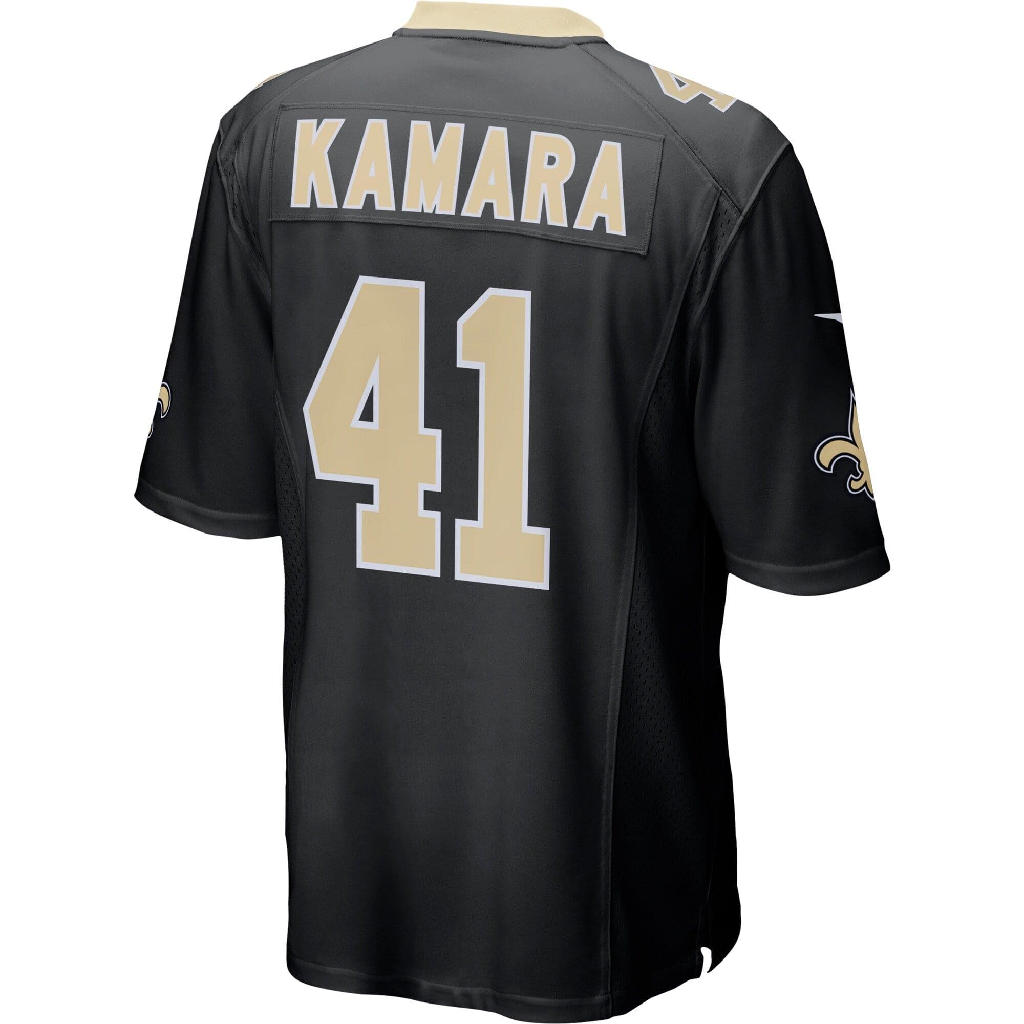 Nike Jerseys Alvin Kamara New Orleans Saints Nike NFL Game Jersey - Black