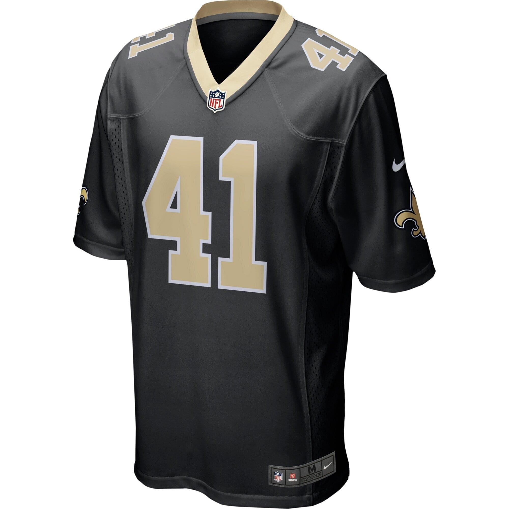 Nike Jerseys Alvin Kamara New Orleans Saints Nike NFL Game Jersey - Black