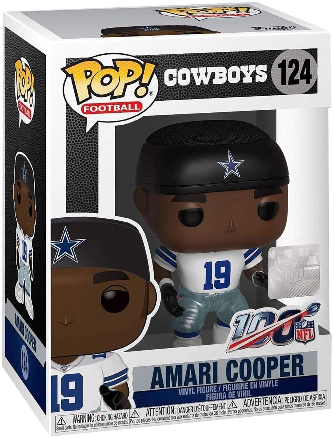 Funko Figures Amari Cooper Dallas Cowboys NFL Funko Pop Vinyl 3.75" 124 Figure - White