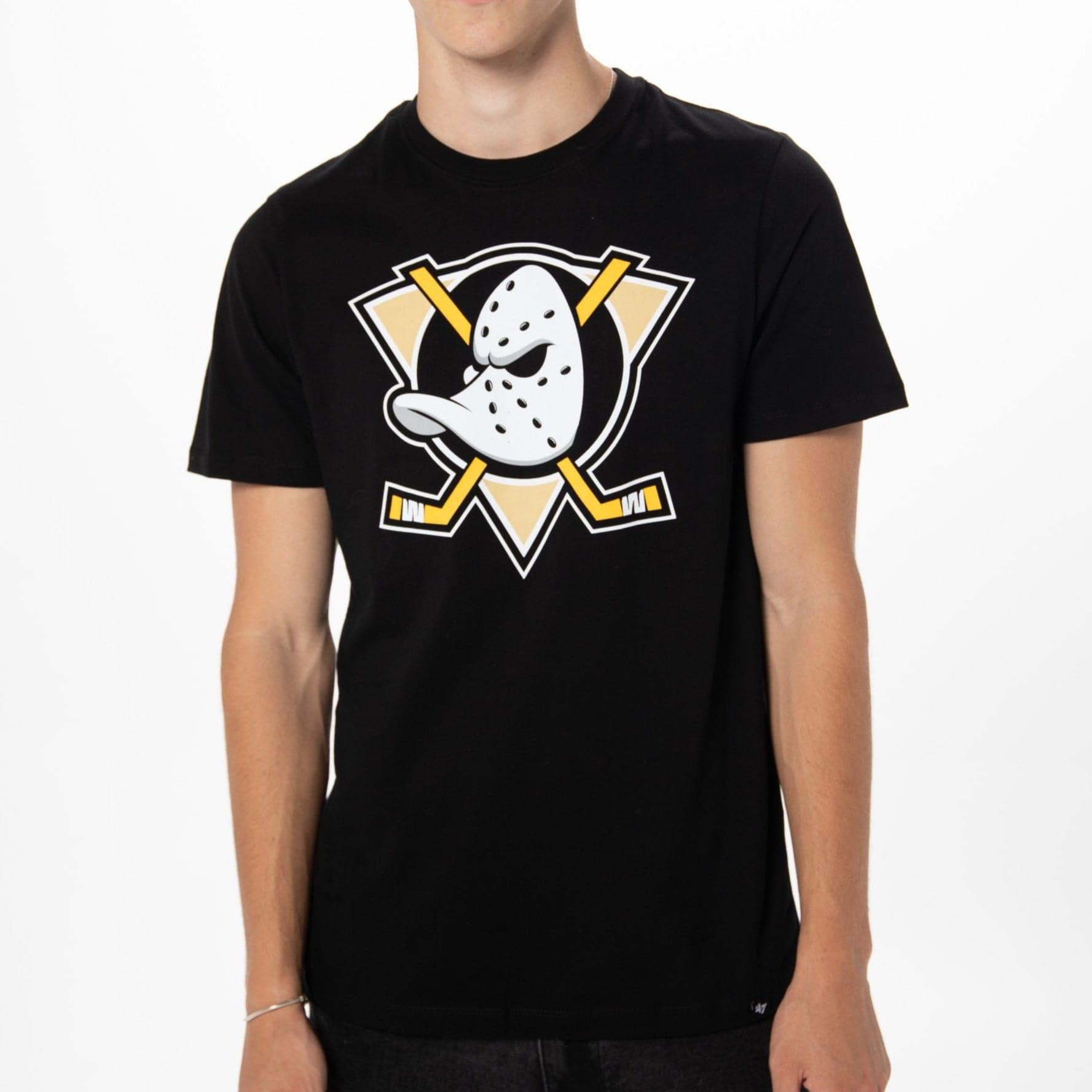 47 Brand T-Shirts Anaheim Ducks '47 NHL Imprint Echo T-Shirt - Black