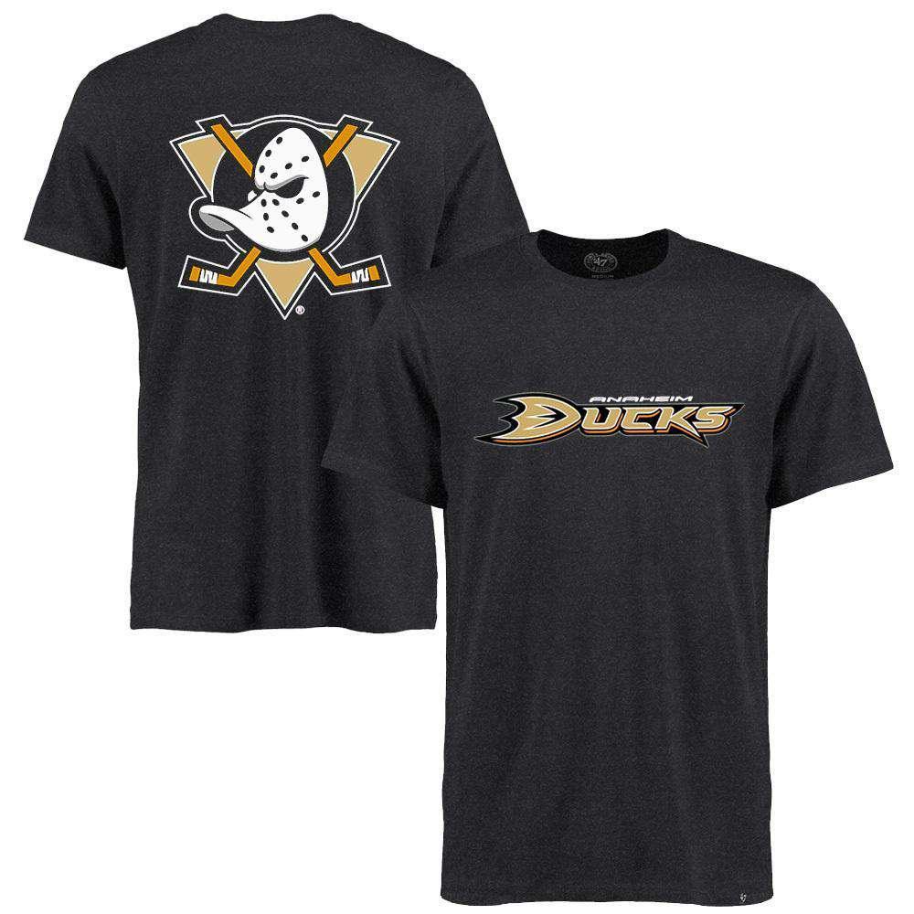 47 Brand T-Shirts Anaheim Ducks '47 NHL MVP Club T-Shirt - Charcoal Marle