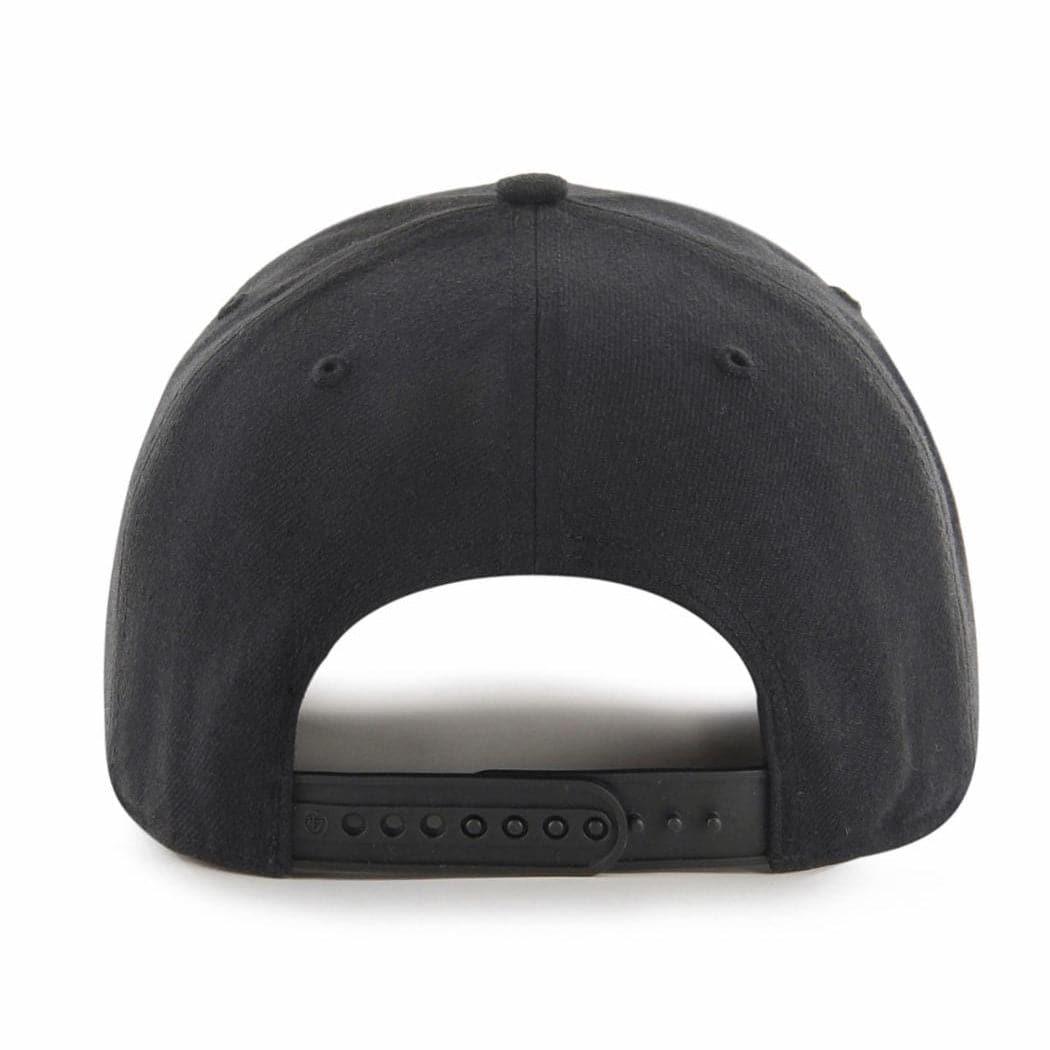 47 Brand Caps Anaheim Mighty Ducks '47 NHL Black & White Audible DP Pre-Curved Snapback Hat
