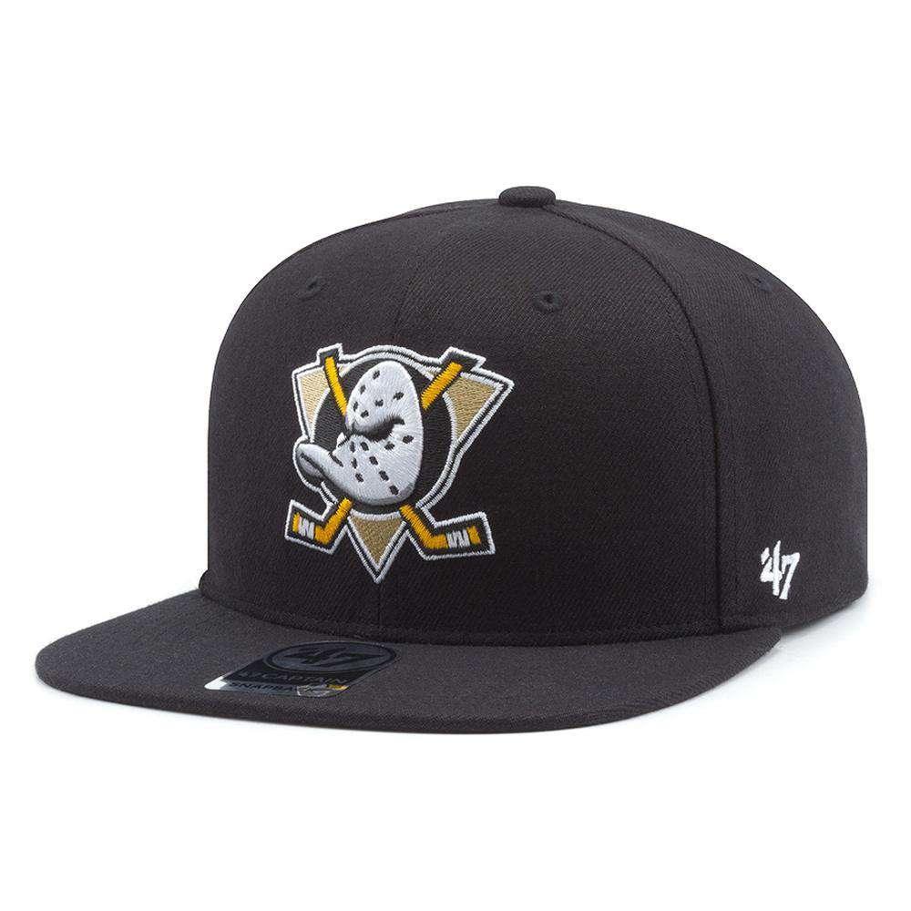 47 Brand Caps Anaheim Mighty Ducks '47 NHL Captain Snapback Hat - Black