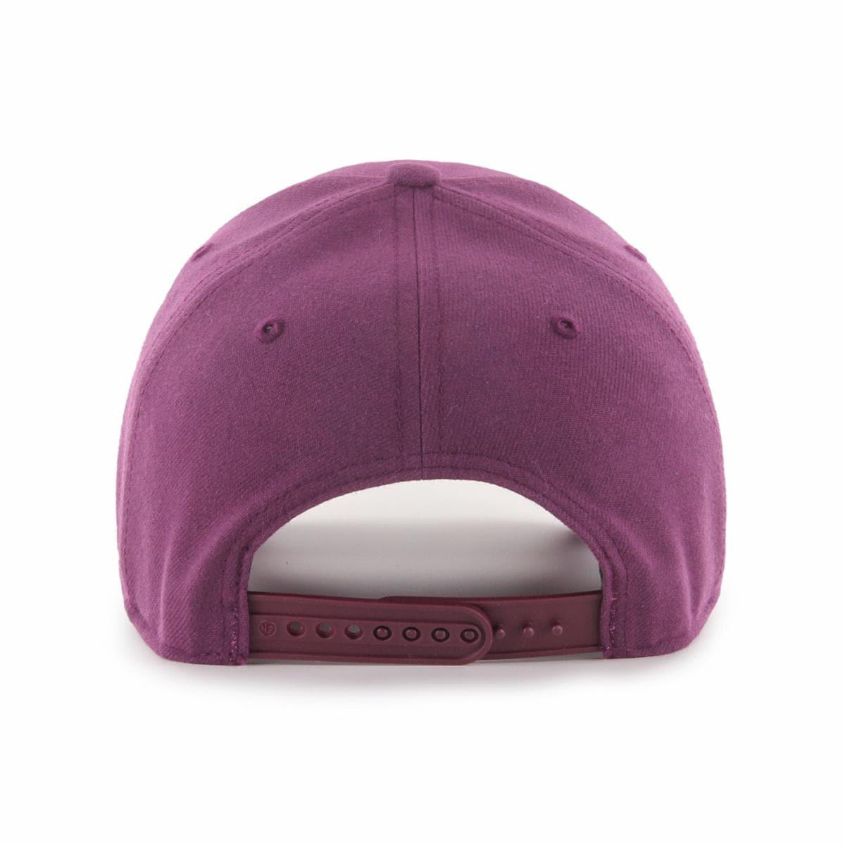 47 Brand Caps Anaheim Mighty Ducks '47 NHL Team MVP Curve Snapback Hat - Plum