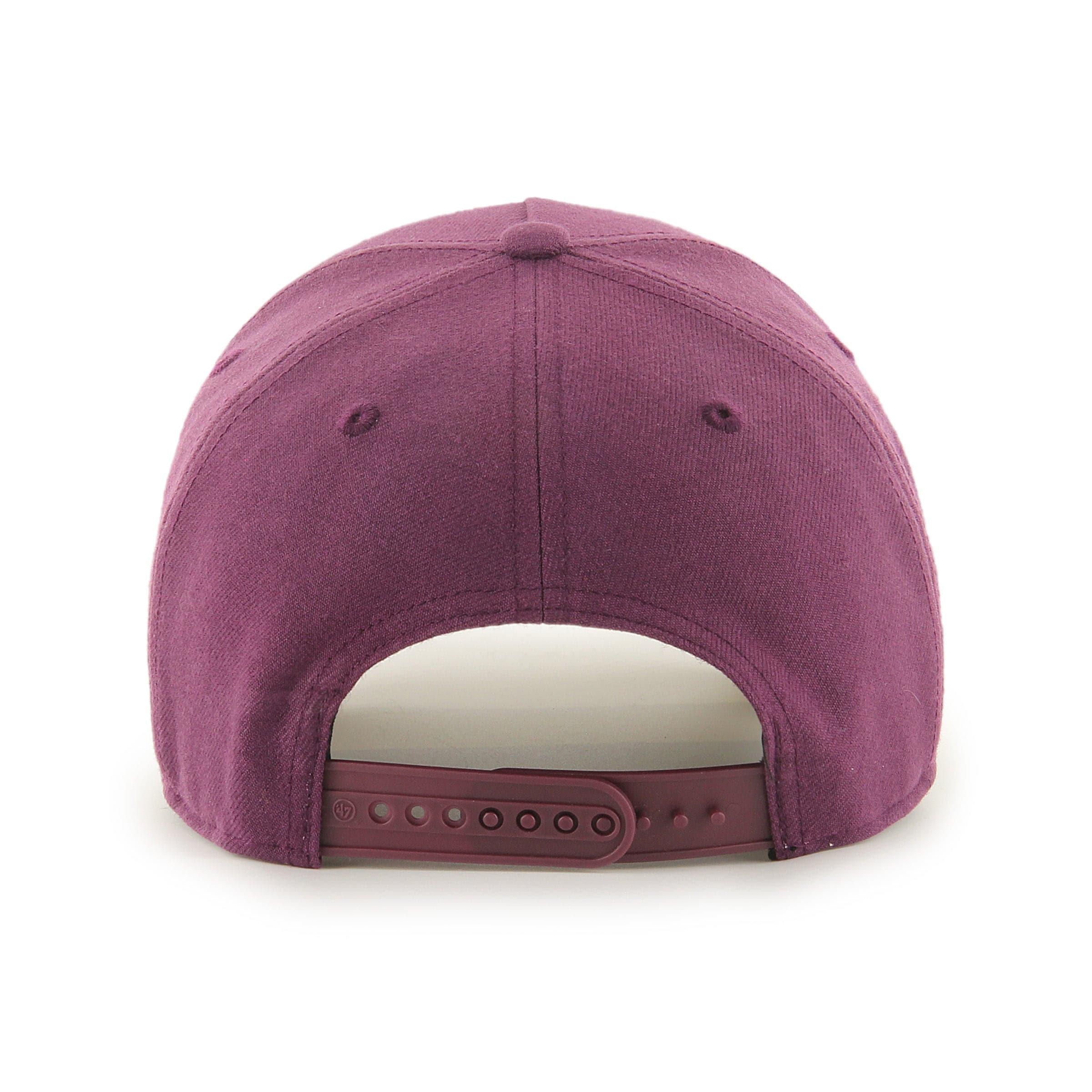 47 Brand Caps Anaheim Mighty Ducks ‘47 NHL Team MVP DT Pinch Curve Snapback Hat - Plum