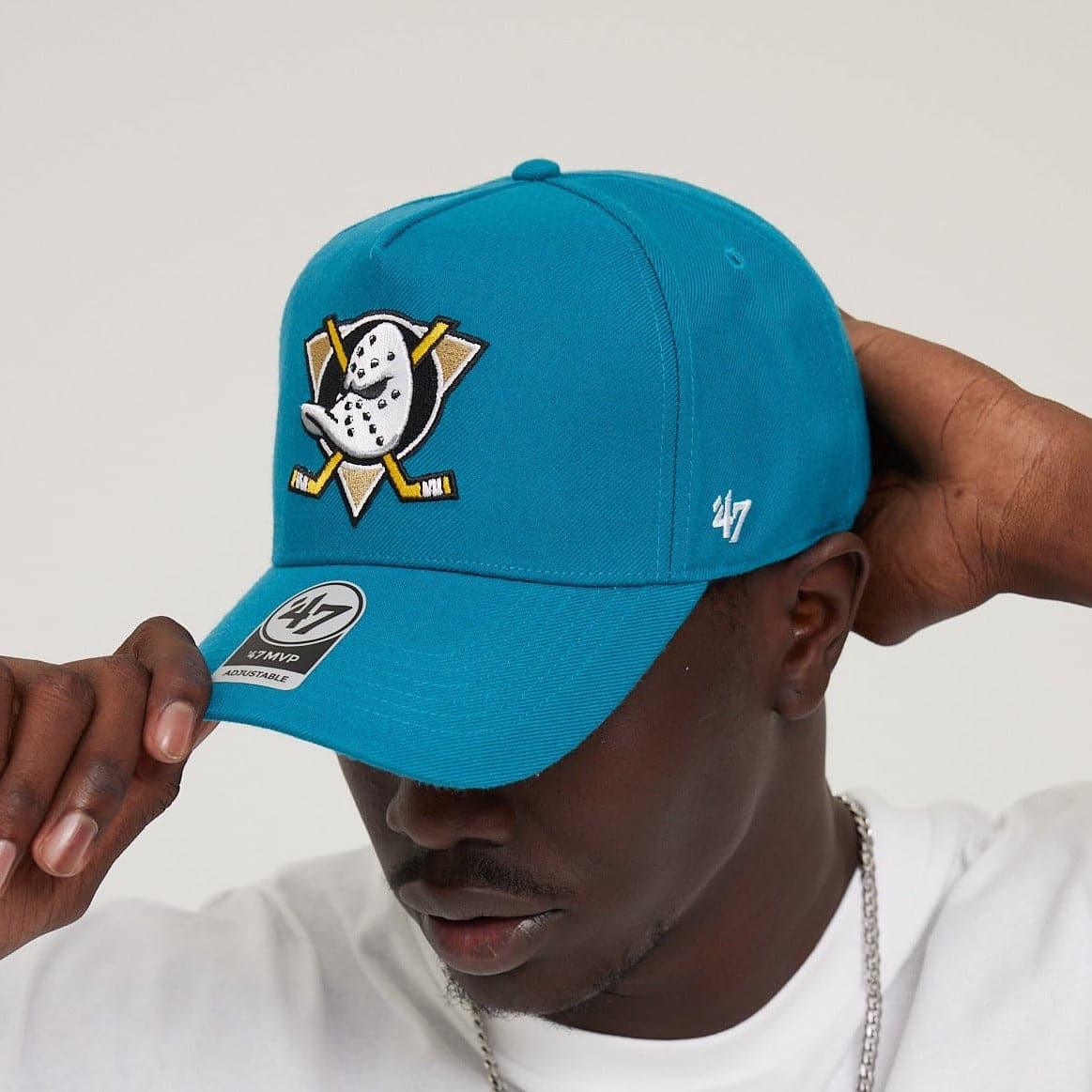 47 Brand Caps Anaheim Mighty Ducks '47 NHL Team MVP DT Snapback Hat - Teal