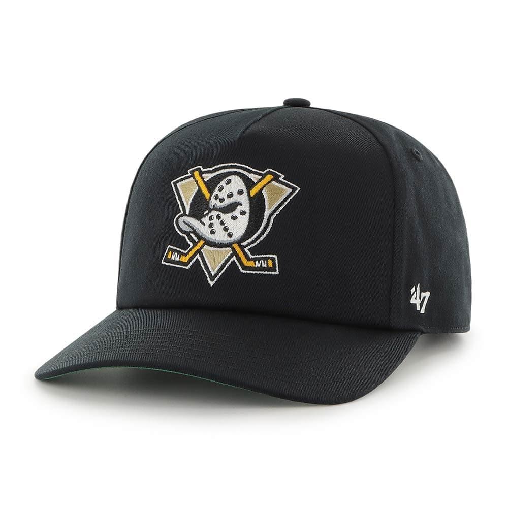 47 Brand Caps Anaheim Mighty Ducks '47 NHL Team Nantasket Pre-Curved Snapback Hat - Black