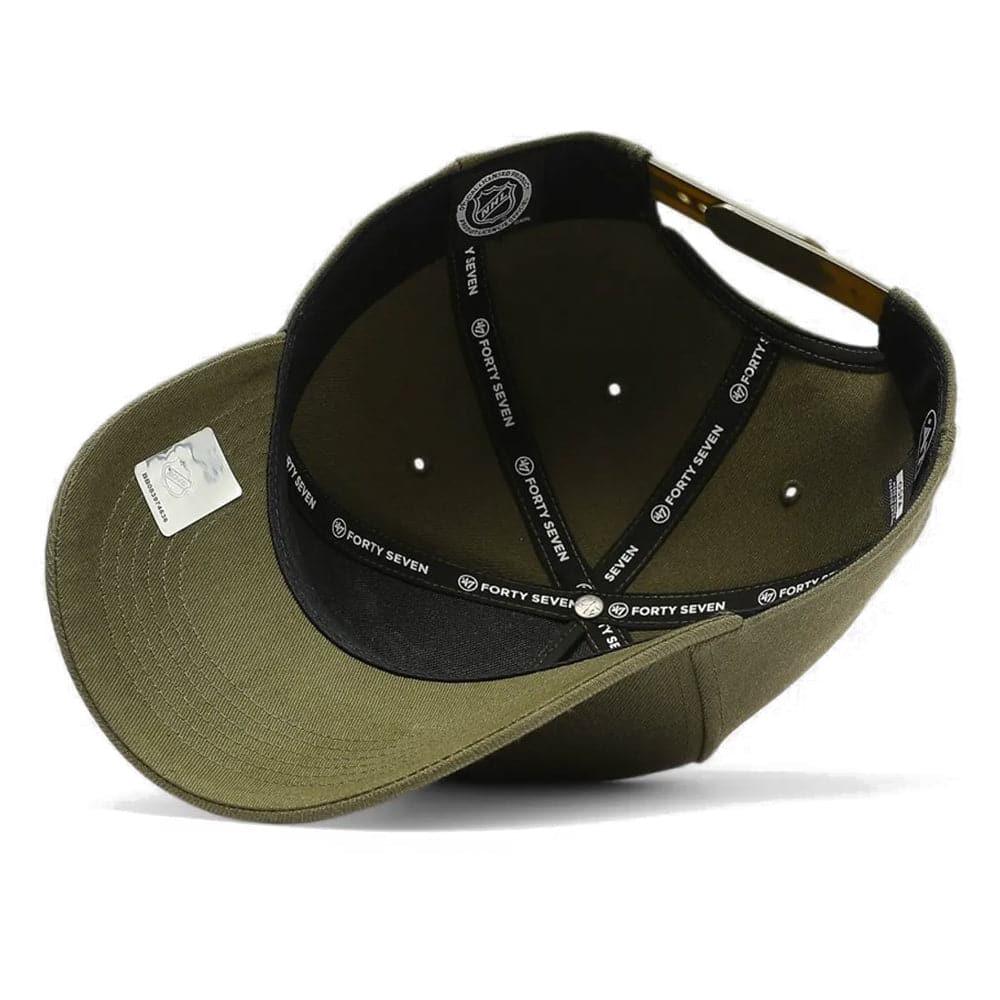 47 Brand Caps Anaheim Mighty Ducks ‘47 NHL Tonal MVP DT Pinch Curve Snapback Hat - Sandalwood