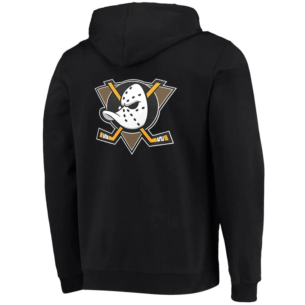 Majestic Athletic Jumpers Anaheim Mighty Ducks Majestic NHL Duke Hoodie Jumper - Black