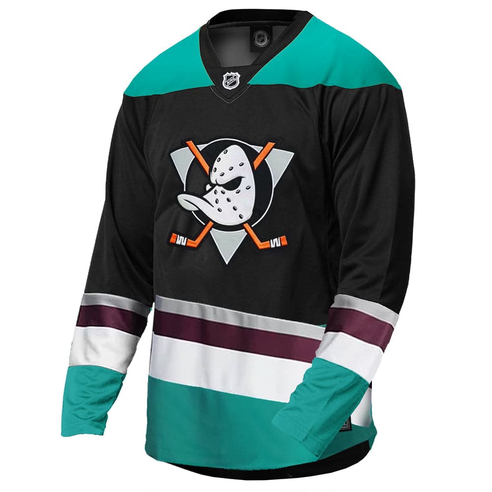 Majestic Athletic Jerseys Anaheim Mighty Ducks Majestic NHL Fan Replica Jersey - Black