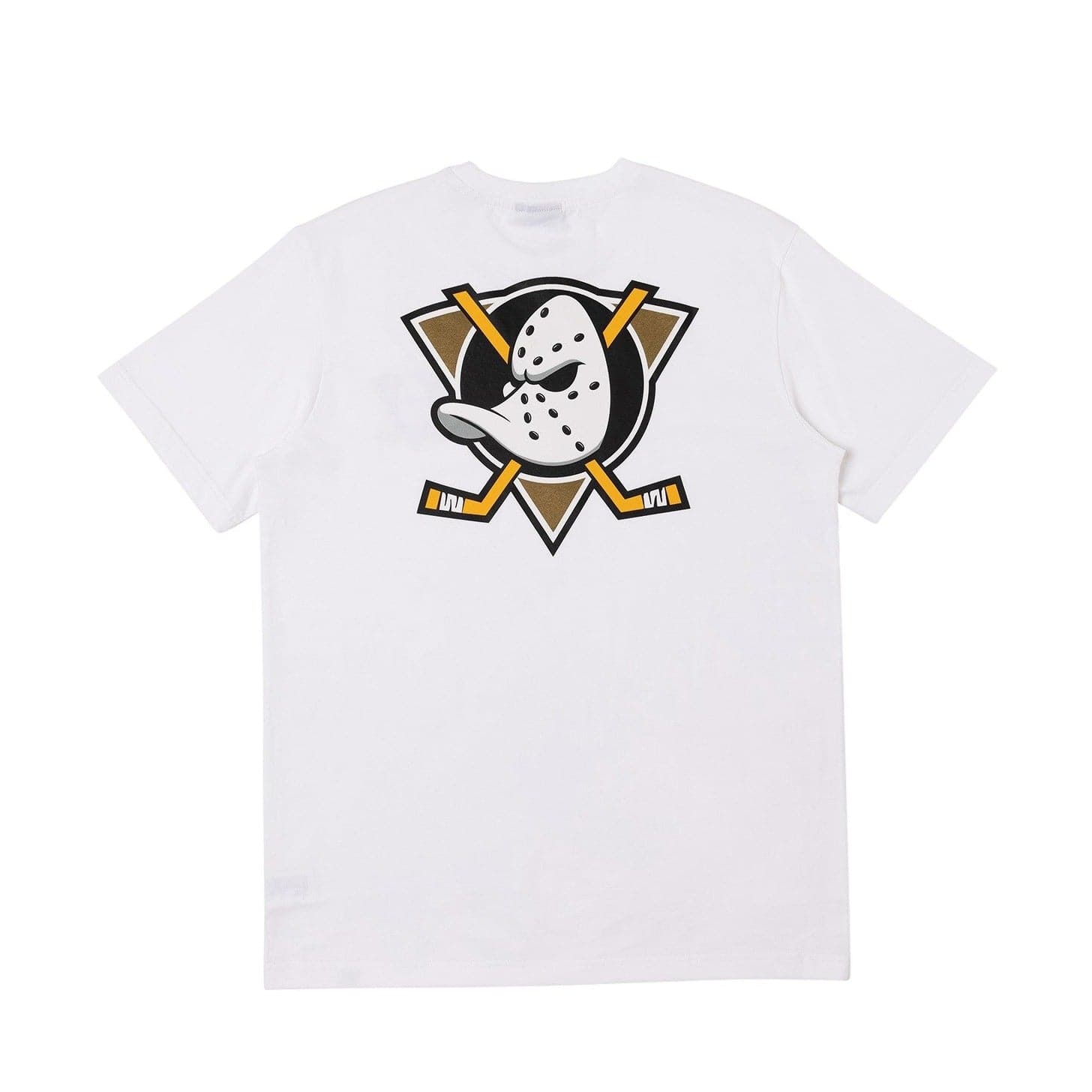 Majestic Athletic T-Shirts Anaheim Mighty Ducks Majestic NHL Jeaner T-Shirt - White