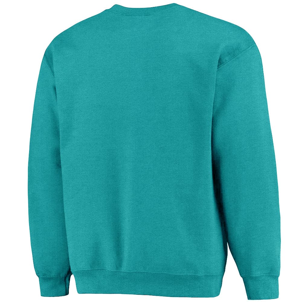 Majestic Athletic Jumpers Anaheim Mighty Ducks NHL Collegiate Fade Vintage Crew Jumper - Faded Teal