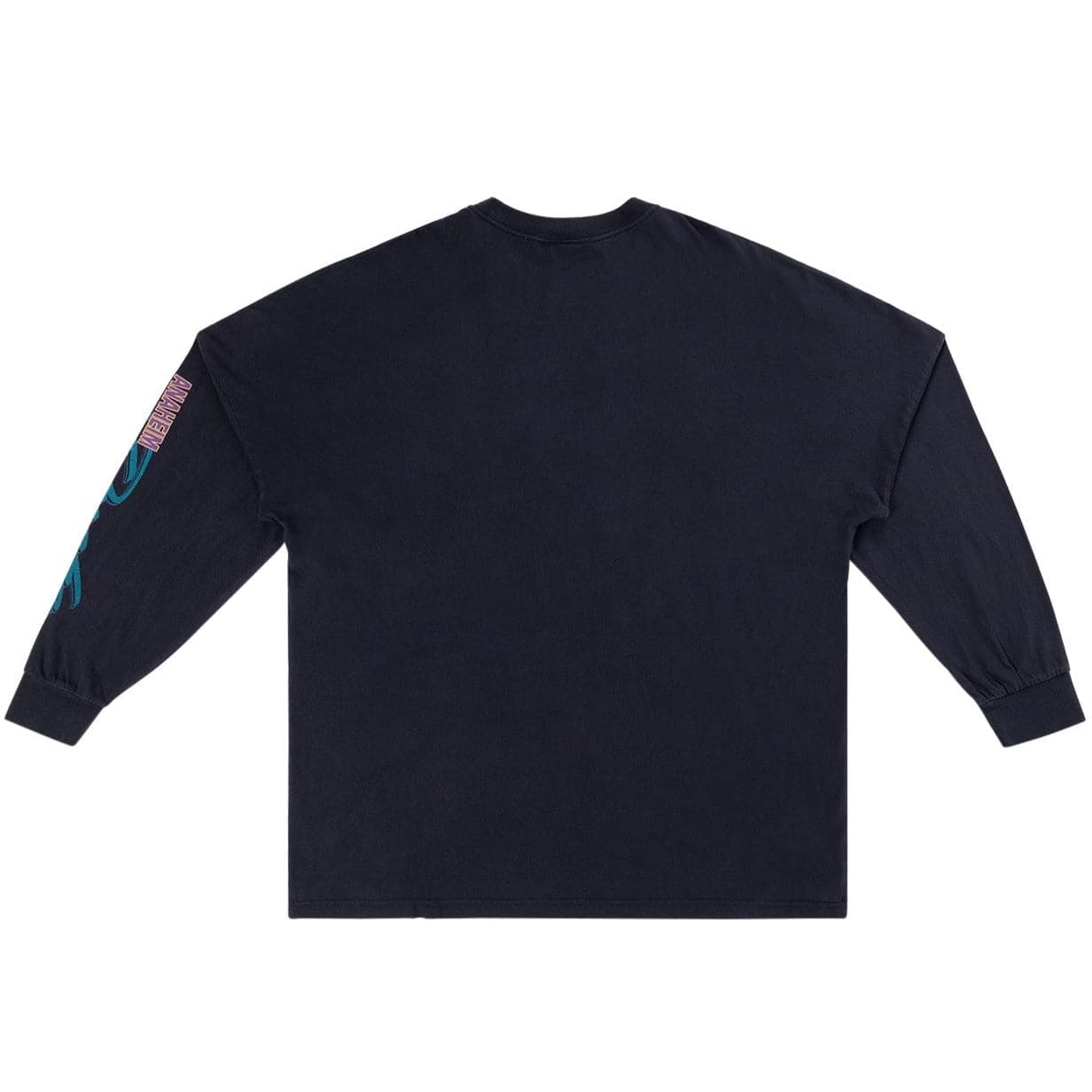 NHL Branded T-Shirts Anaheim Mighty Ducks NHL Fly Vintage Long Sleeve T-Shirt - Faded Black