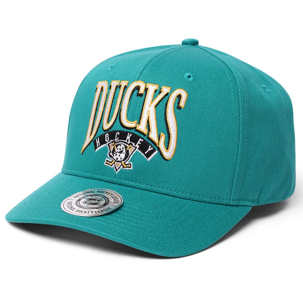 NHL Branded Caps Anaheim Mighty Ducks NHL Sport Arch Pro Crown Snapback Hat - Teal