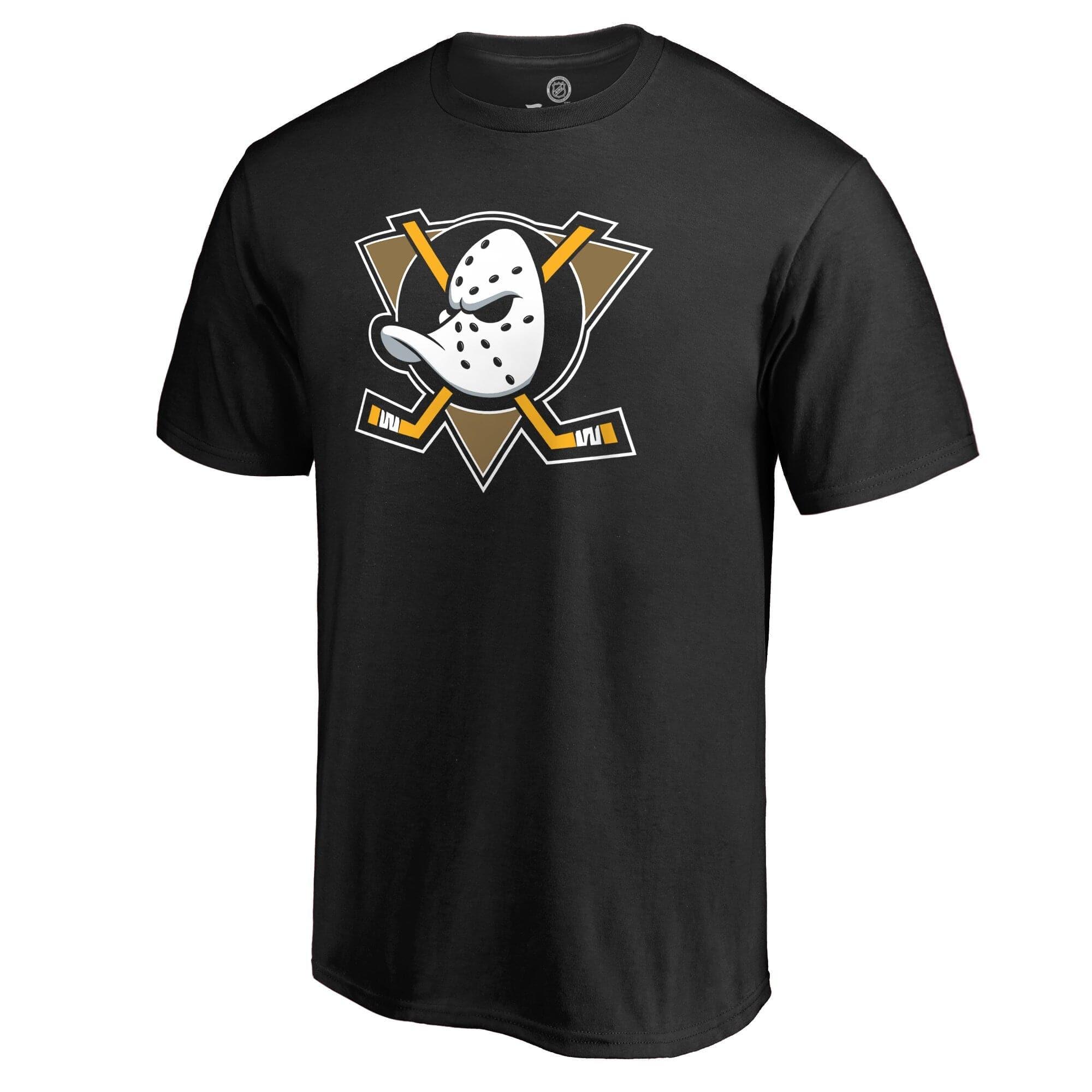 NHL Branded T-Shirts Anaheim Mighty Ducks NHL Team Logo T-Shirt - Black