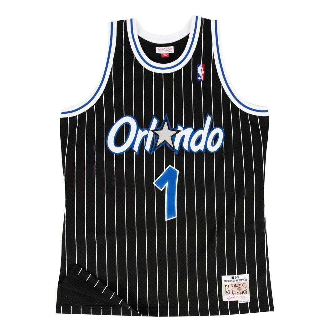 Mitchell And Ness Jerseys S Anfernee Hardaway Orlando Magic Mitchell & Ness NBA Swingman Jersey - Black