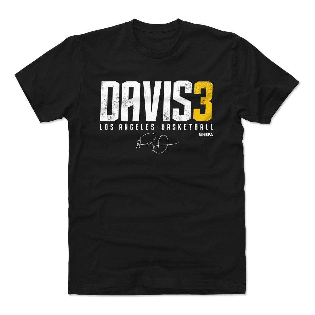 500 Level T-Shirts Anthony Davis Los Angeles Lakers 500 Level NBA Elite T-Shirt - Black