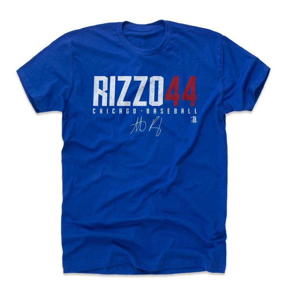 500 Level T-Shirts Anthony Rizzo Chicago Cubs 500 Level MLB Name T-Shirt - Blue