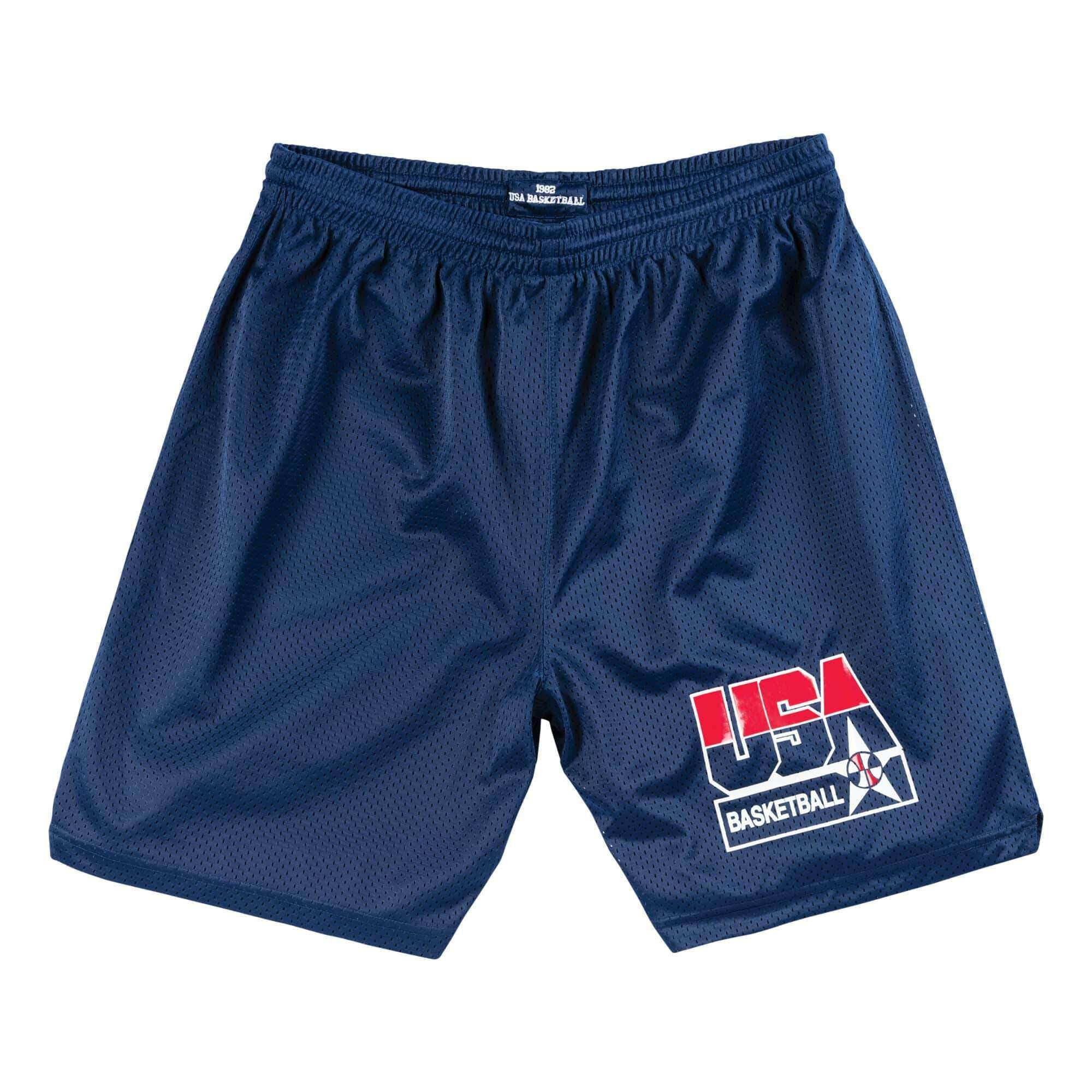 1992 USA Dream Team Mitchell & Ness Authentic Mesh Practice Shorts - Navy