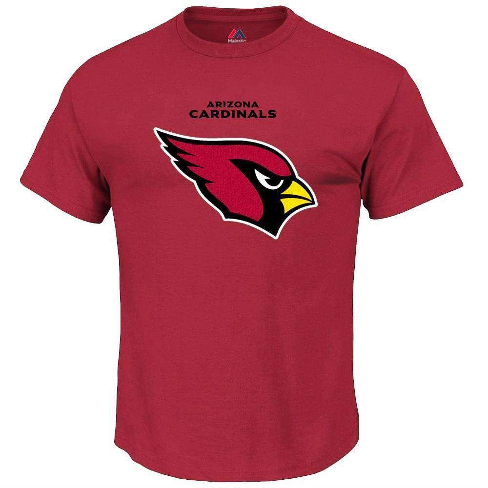 Majestic Athletic T-Shirts Arizona Cardinals Majestic NFL Critical Victory T-Shirt - Cardinal