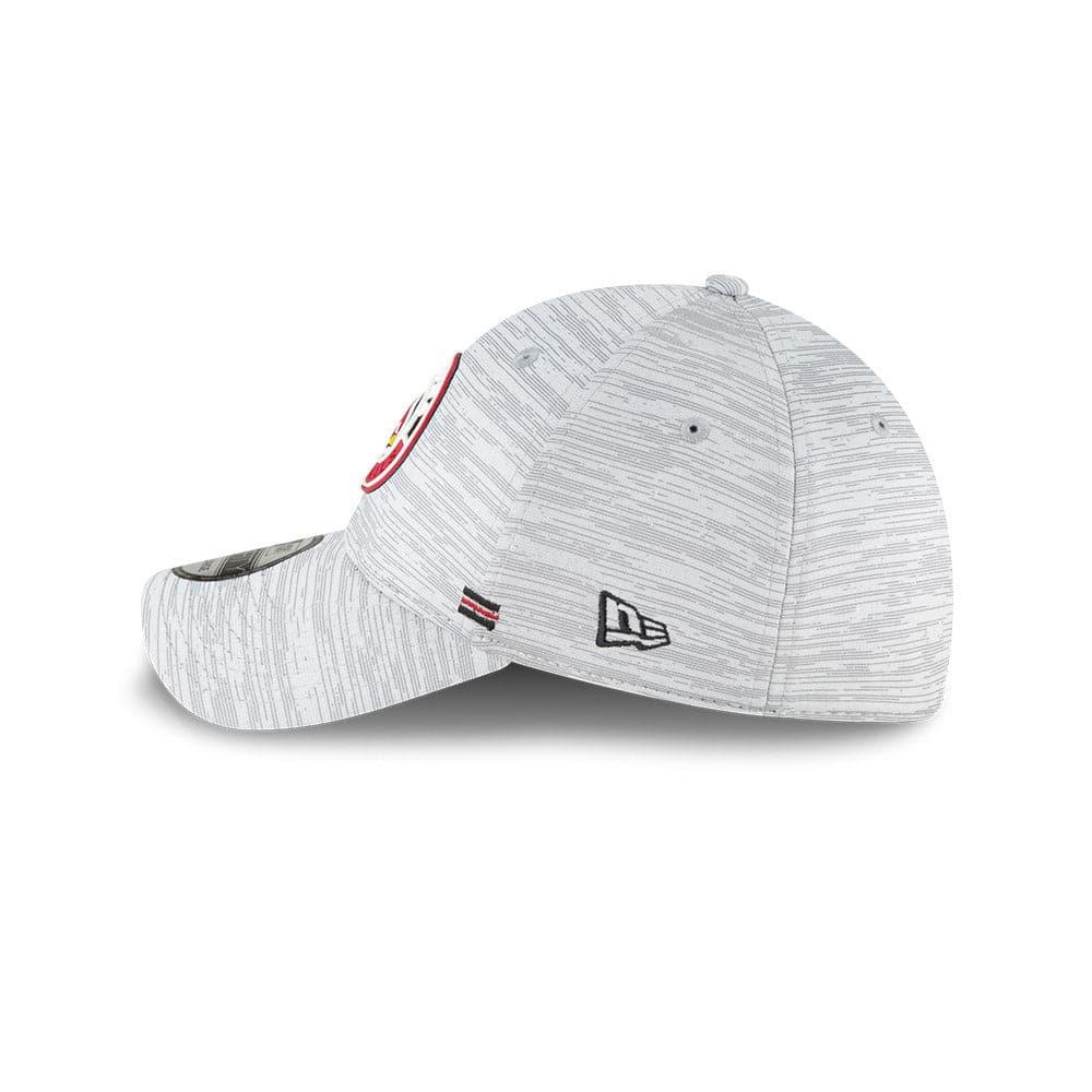 New Era Caps Arizona Cardinals New Era NFL 2020 Sideline 39THIRTY Flex Fit Curve Hat - Grey