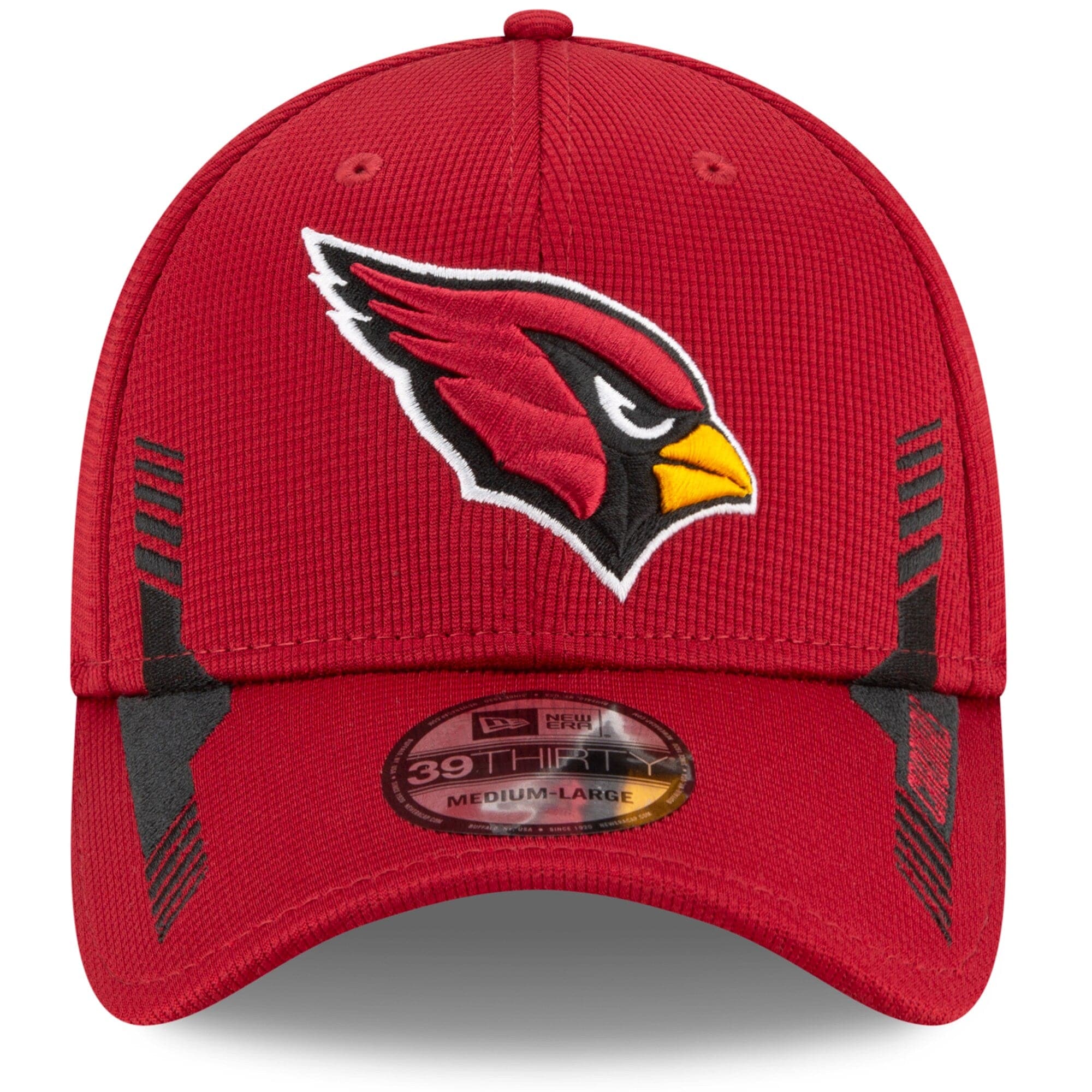 New Era Caps Arizona Cardinals New Era NFL 2021 Sideline Home 39THIRTY Flex Fit Hat - Dark Red