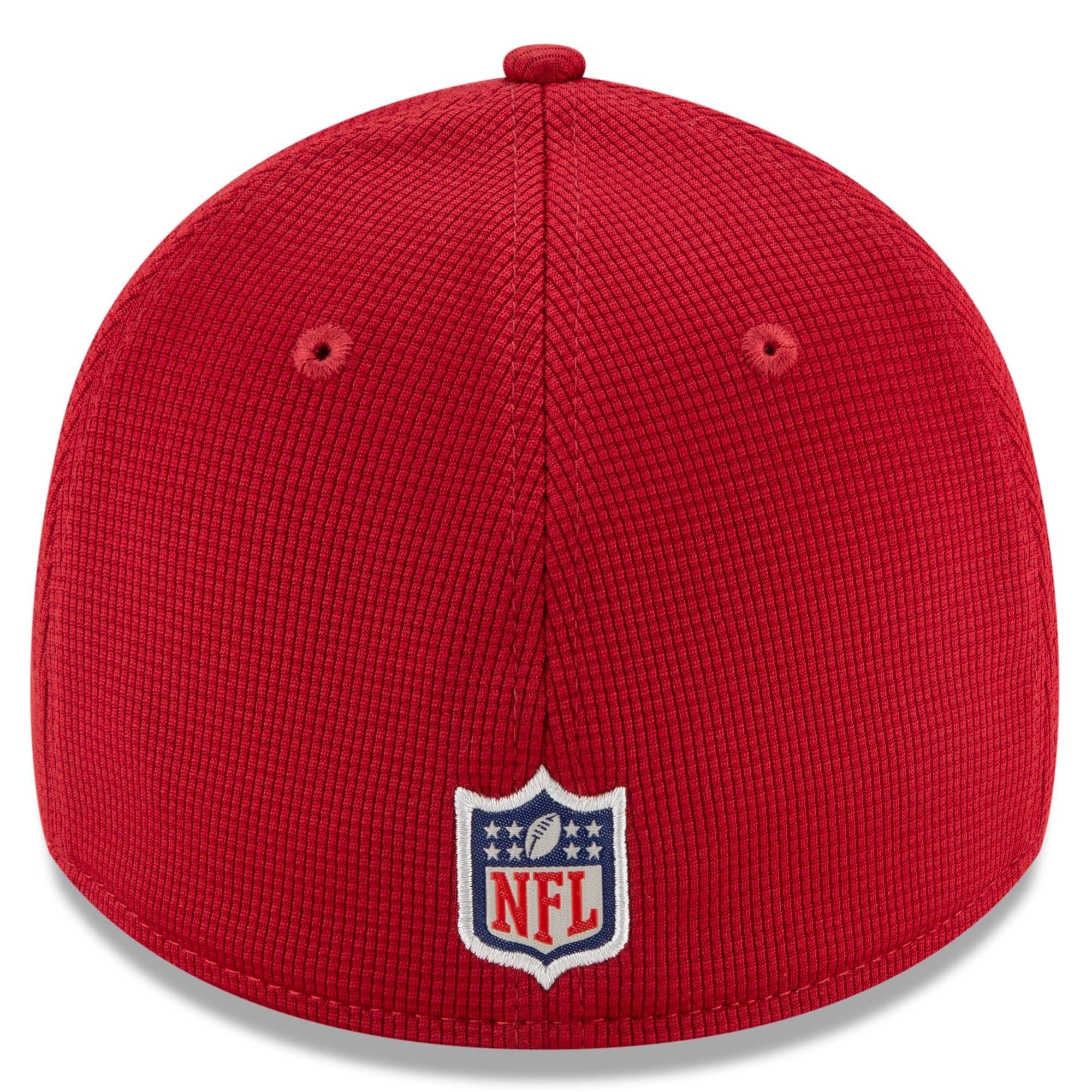 New Era Caps Arizona Cardinals New Era NFL 2021 Sideline Home 39THIRTY Flex Fit Hat - Dark Red