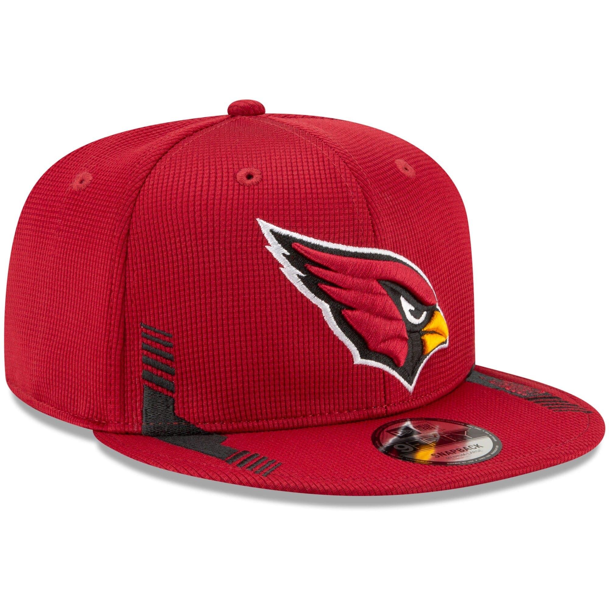 New Era Caps Arizona Cardinals New Era NFL 2021 Sideline Home 9FIFTY Snapback Hat - Dark Red