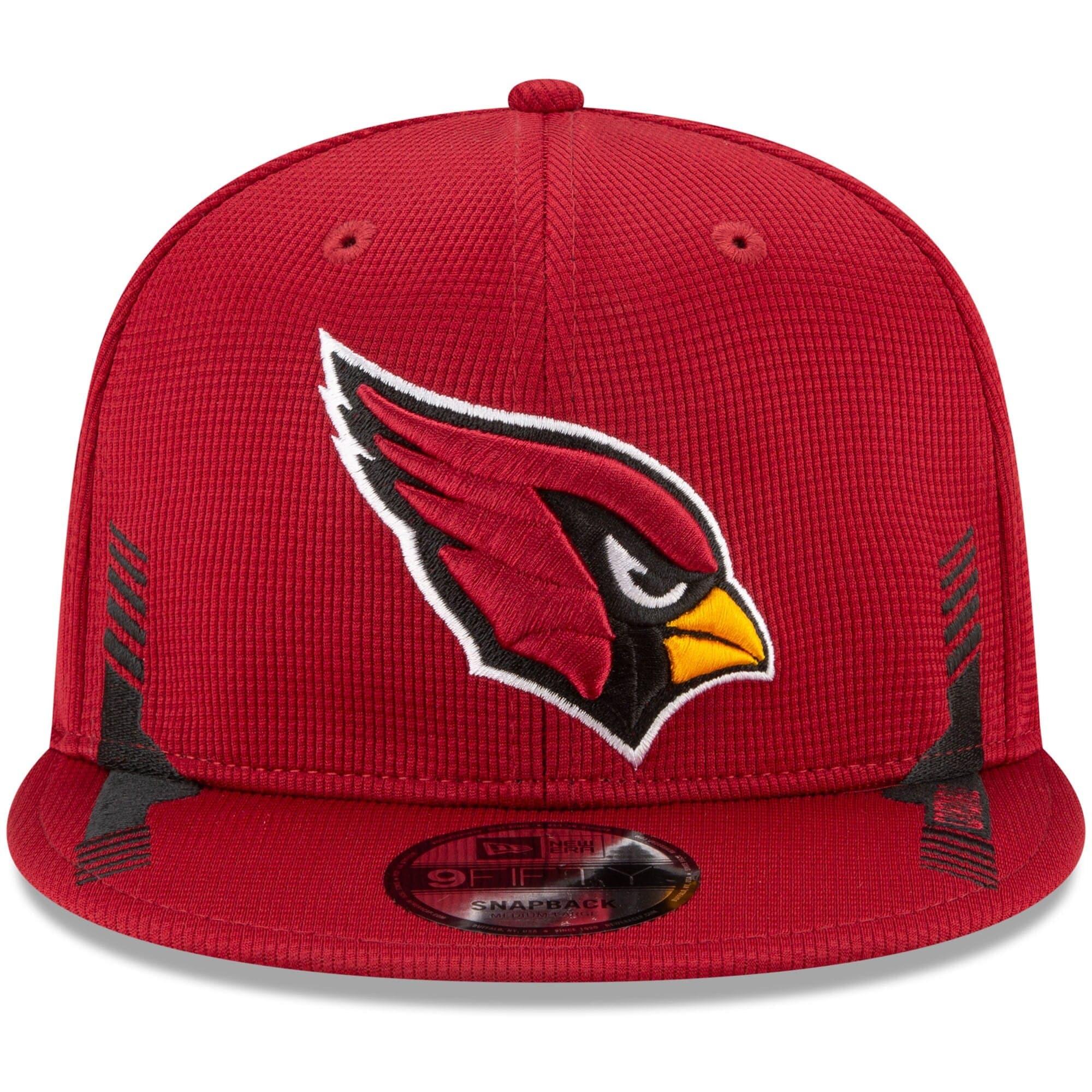 New Era Caps Arizona Cardinals New Era NFL 2021 Sideline Home 9FIFTY Snapback Hat - Dark Red