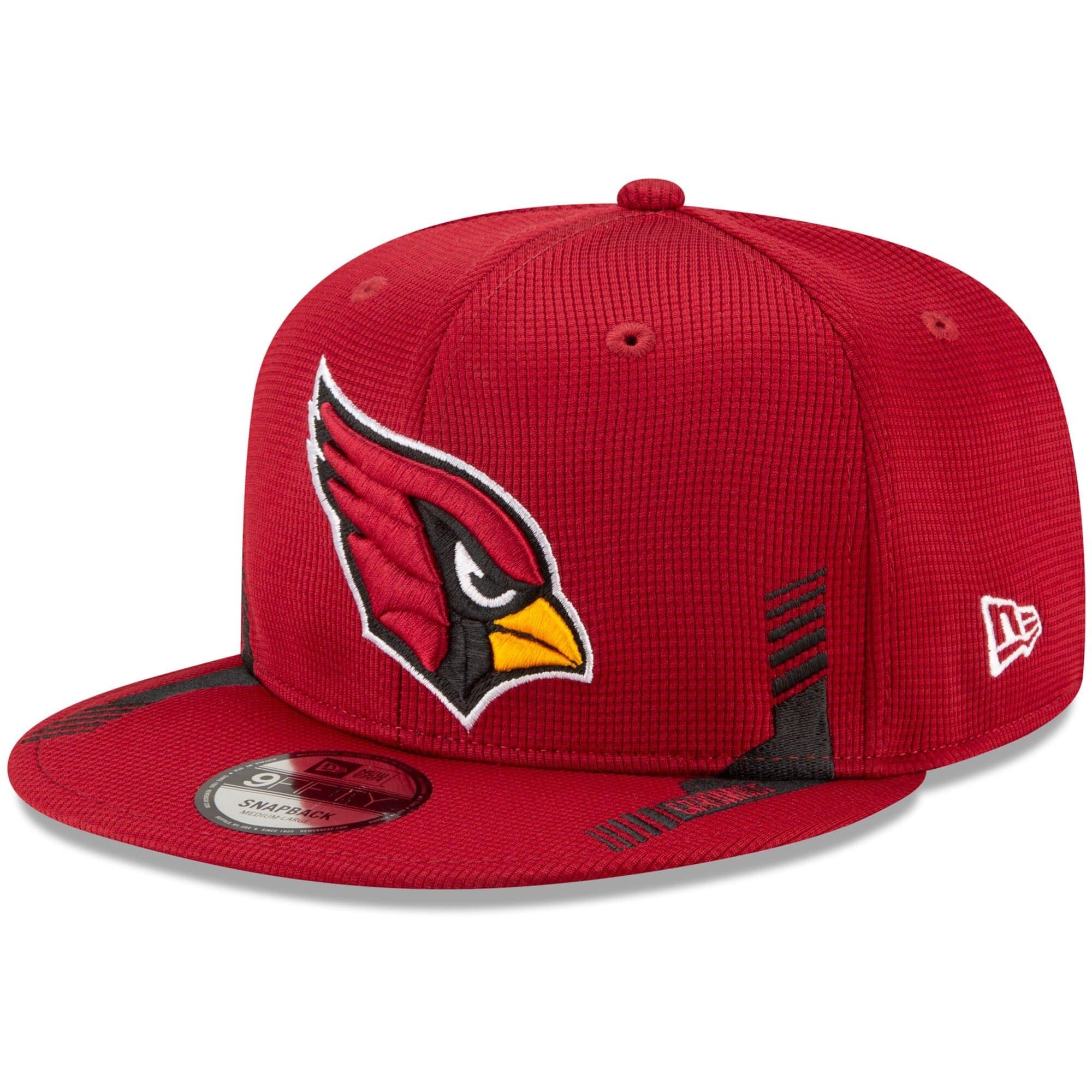New Era Caps Arizona Cardinals New Era NFL 2021 Sideline Home 9FIFTY Snapback Hat - Dark Red
