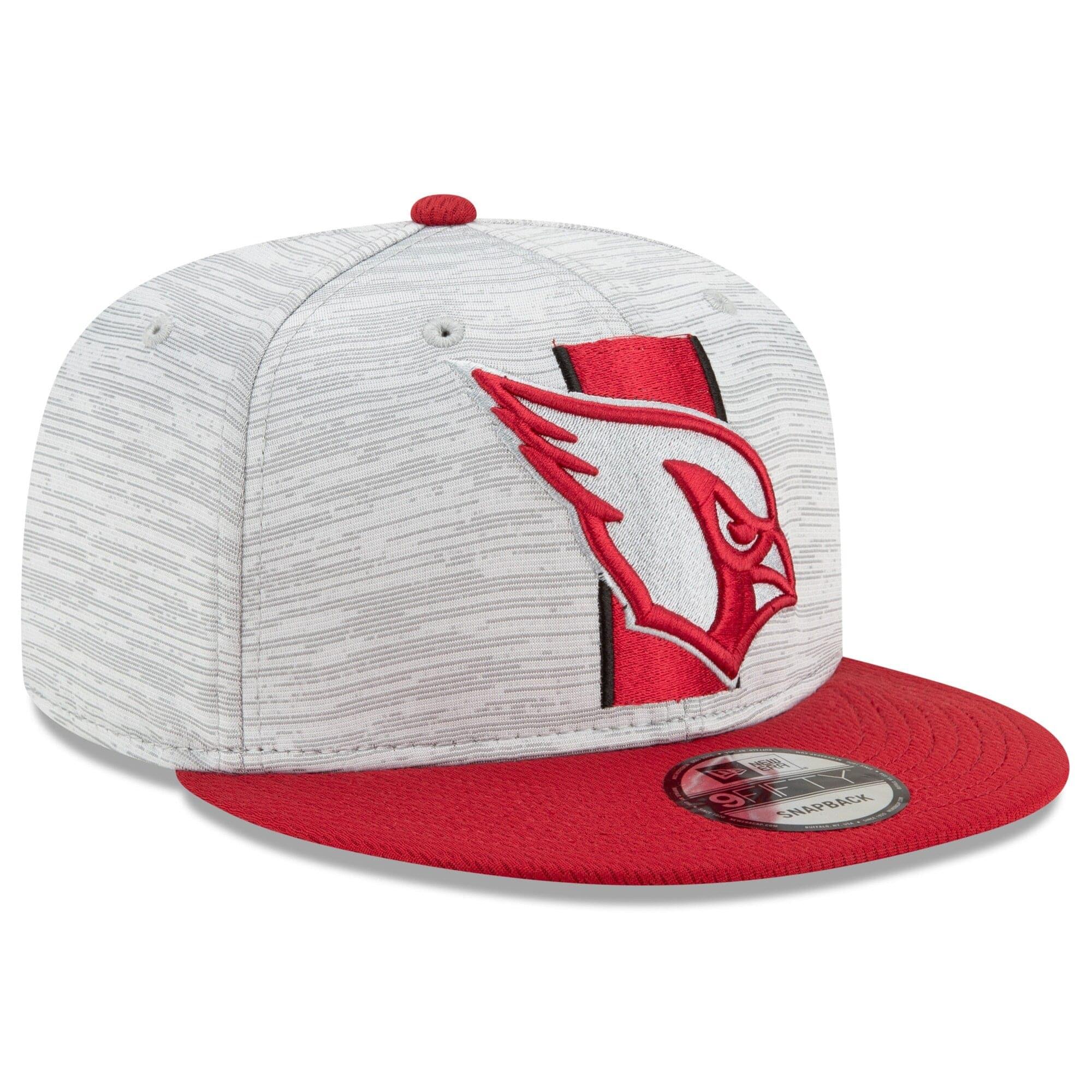 New Era Caps Arizona Cardinals New Era NFL 2021 Training Camp 9FIFTY Snapback Hat - Grey