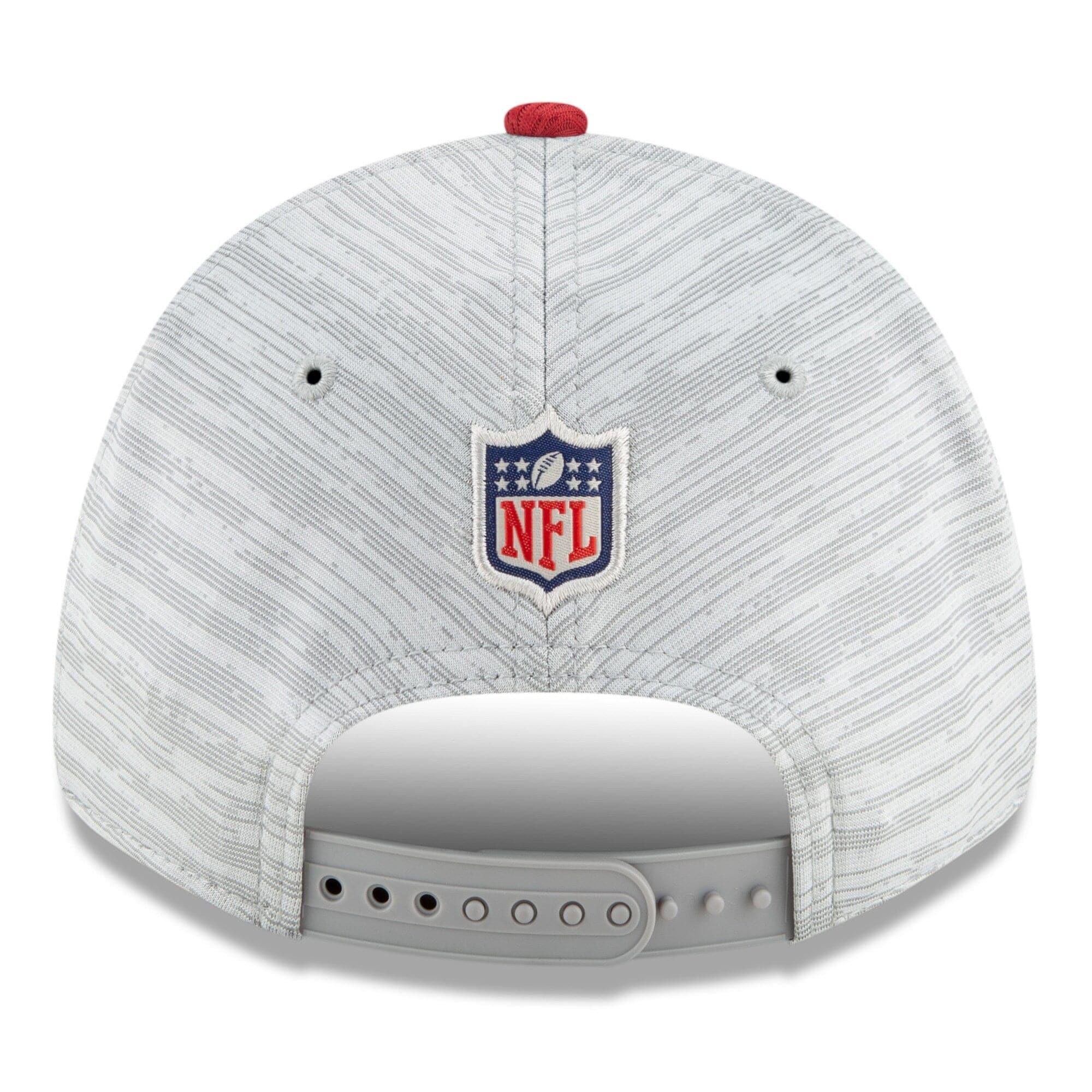 New Era Caps Arizona Cardinals New Era NFL 2021 Training Camp 9FORTY Curve Stretch Snapback Hat - Grey